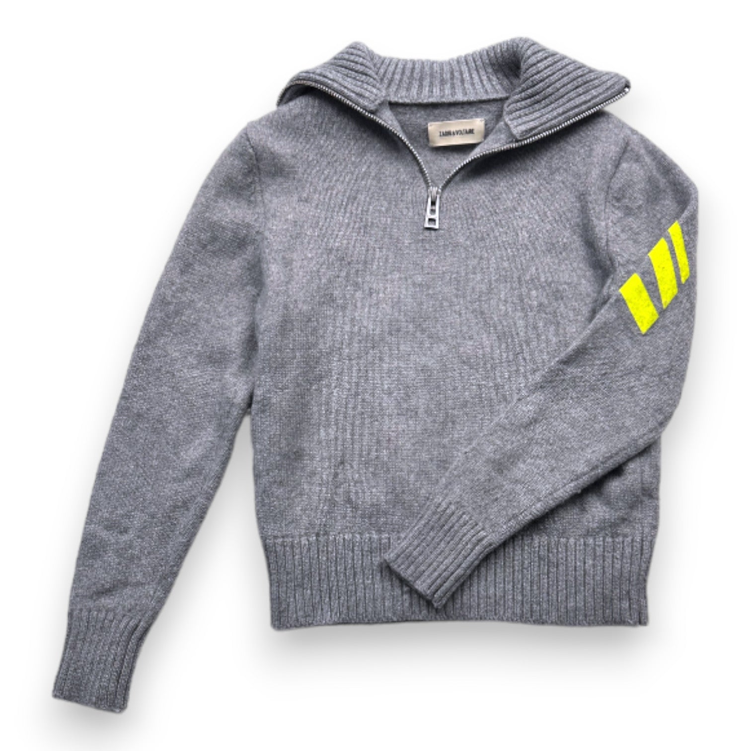 ZADIG & VOLTAIRE - Grauer Wollpullover - 10 Jahre
