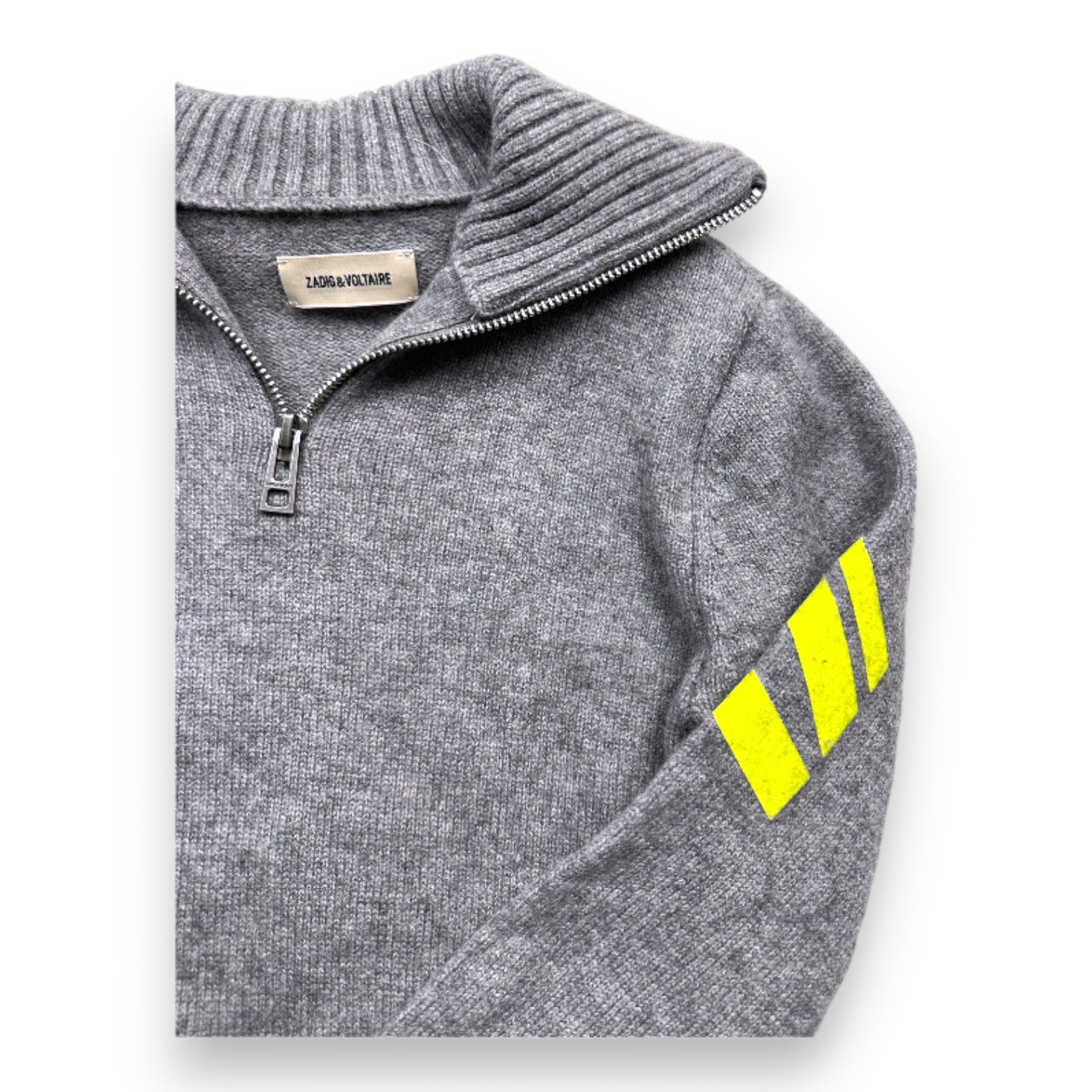 ZADIG & VOLTAIRE - Grauer Wollpullover - 10 Jahre