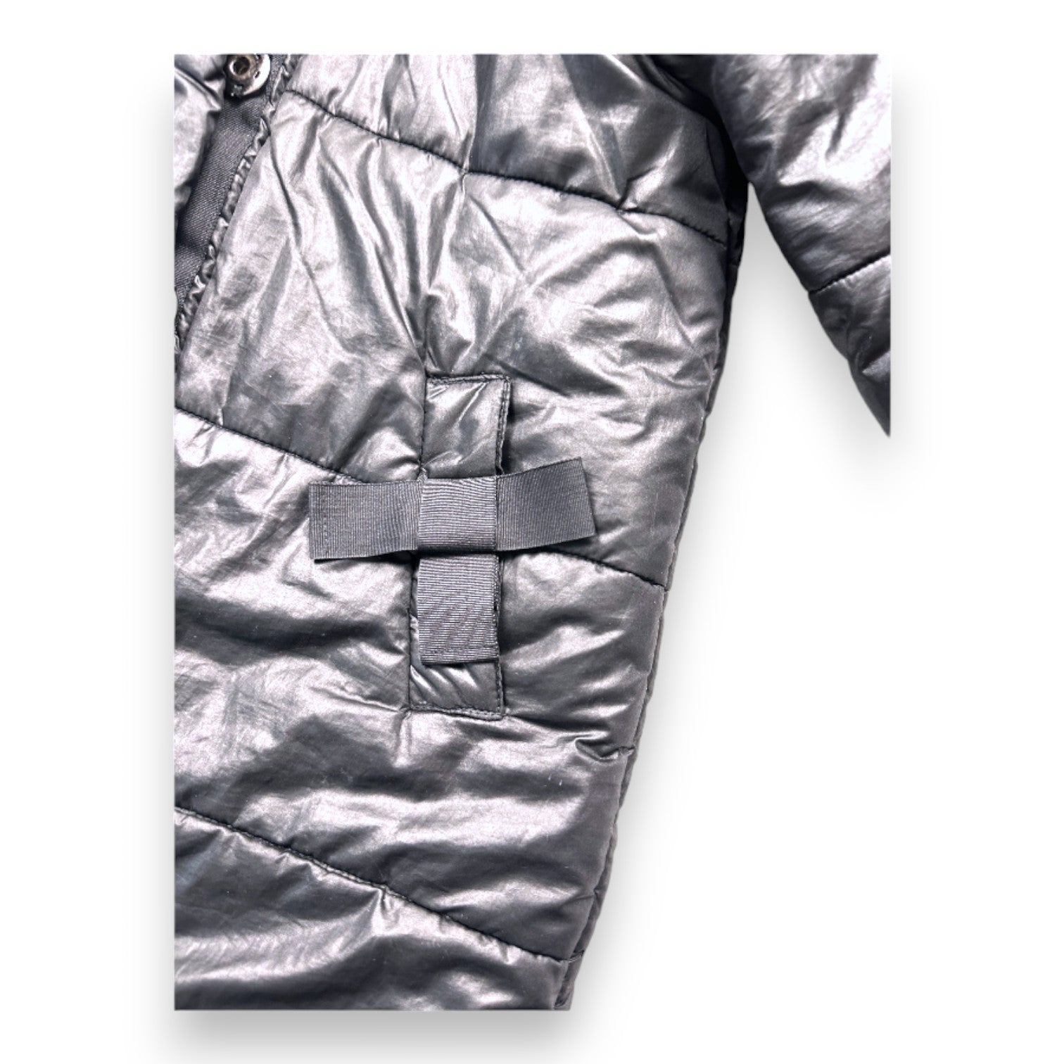 LILI GAUFRETTE - Lange schwarze Daunenjacke - 6 Jahre