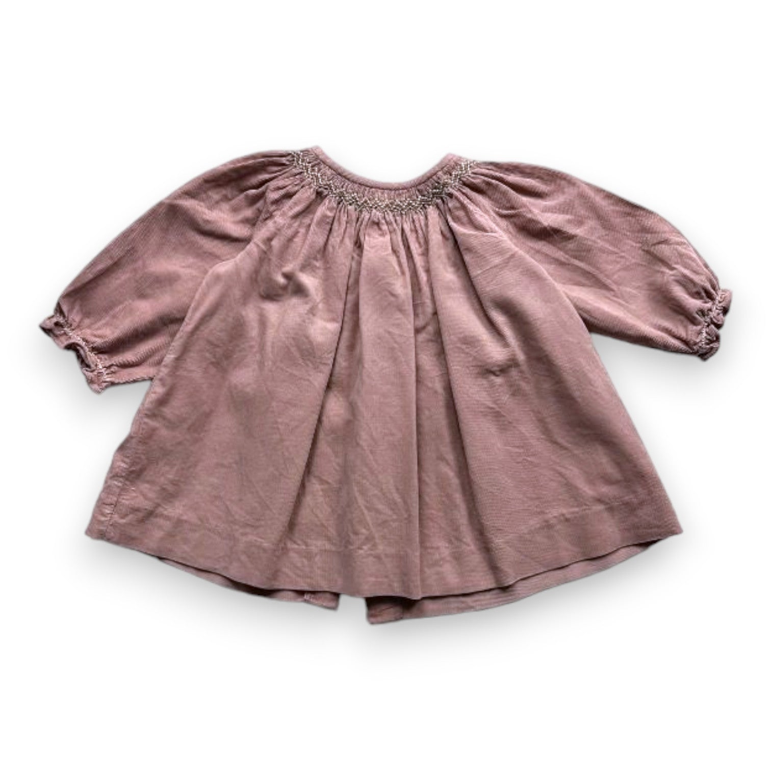 BONPOINT - Blouse rose avec broderies - 3 mois
