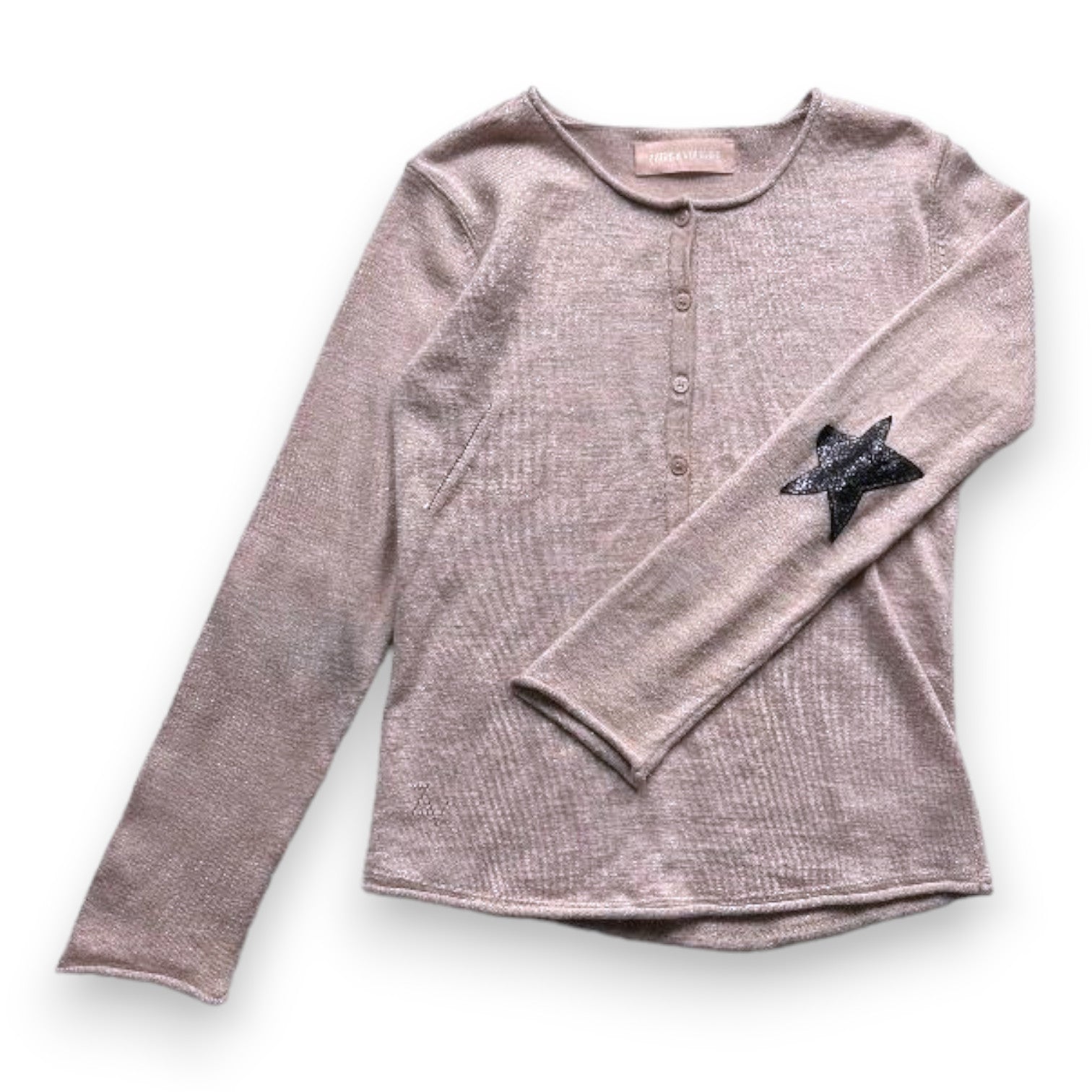ZADIG & VOLTAIRE - Rosa Paillettenpullover - 8 Jahre