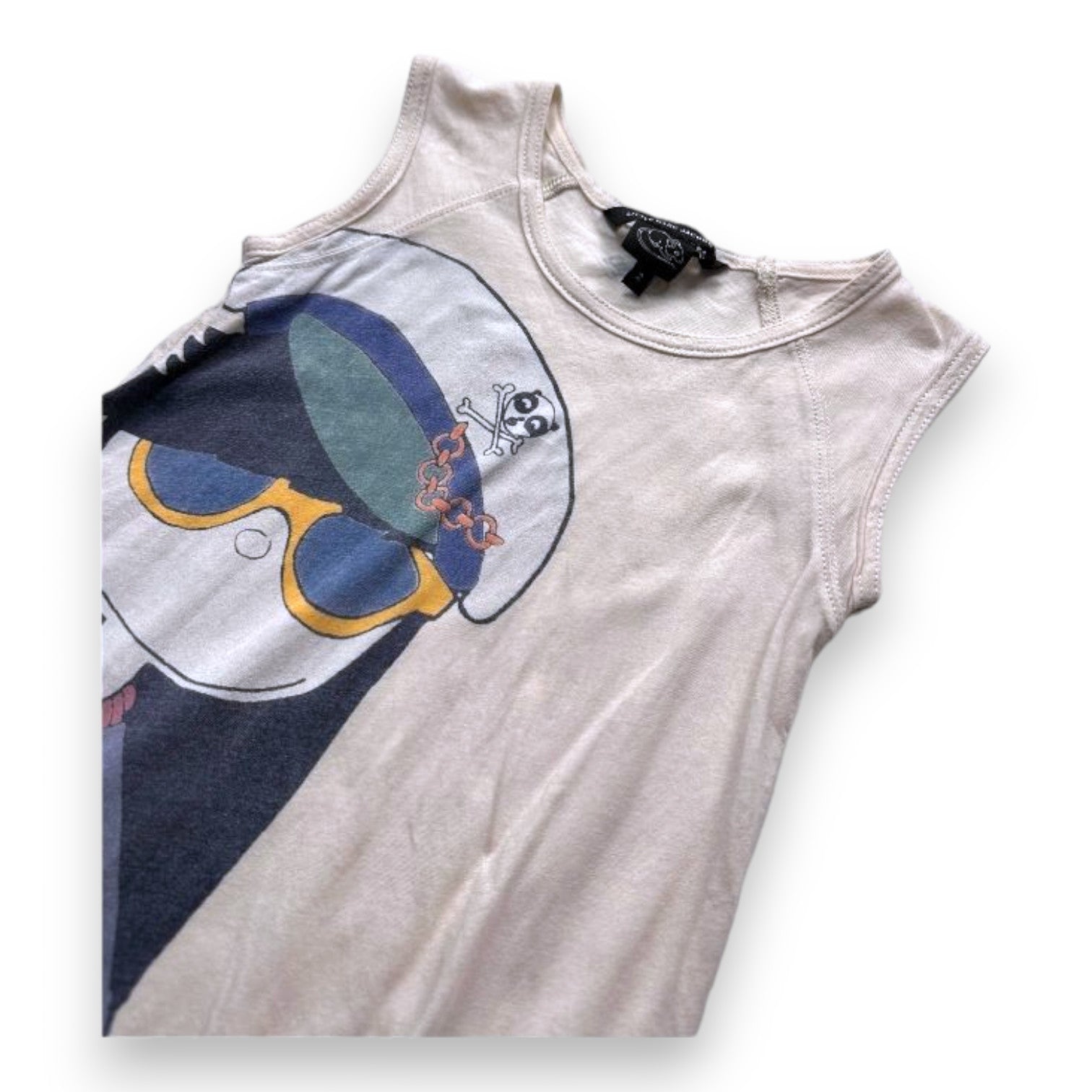 LITTLE MARC JACOBS - Robe crème avec imprimé - 2 ans