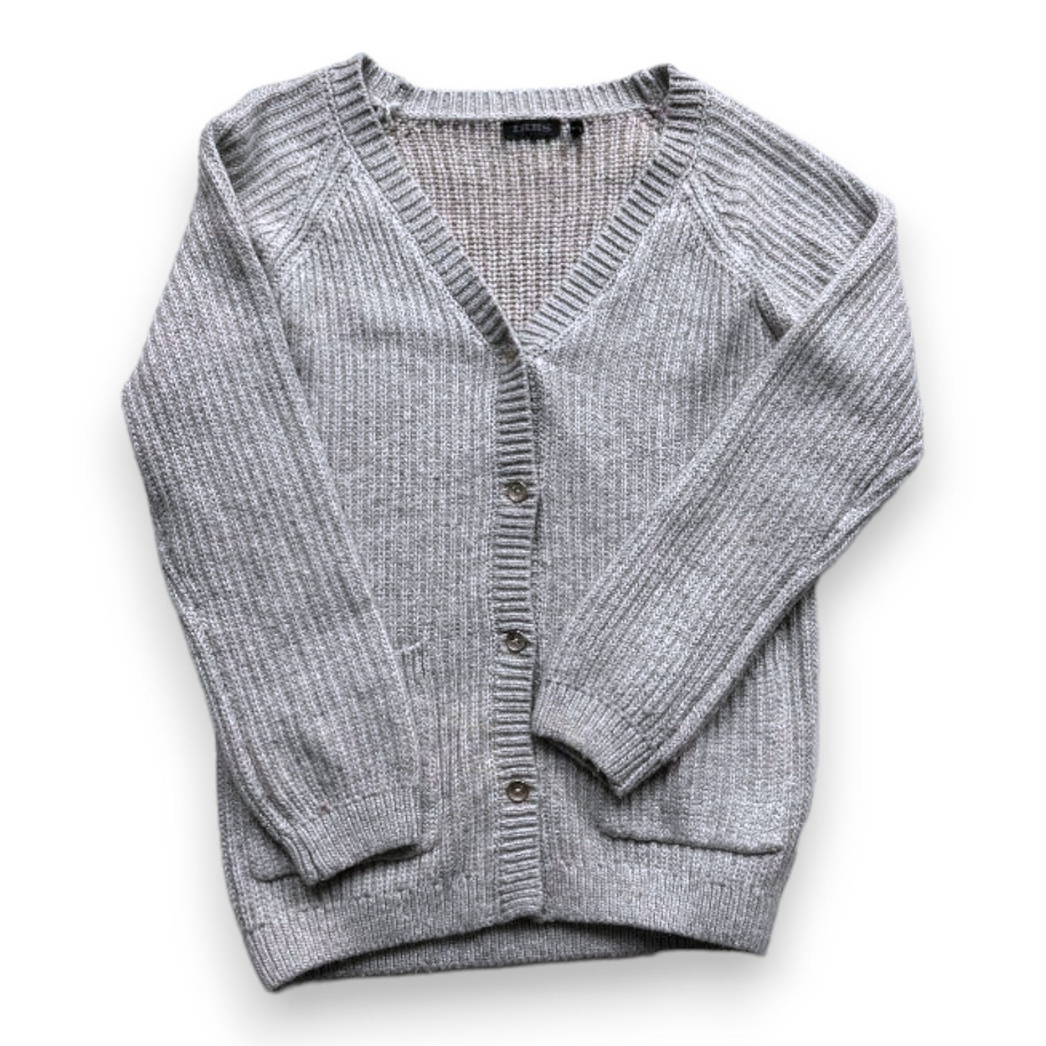 IKKS - Grey cardigan with sequins on the back - 8 years