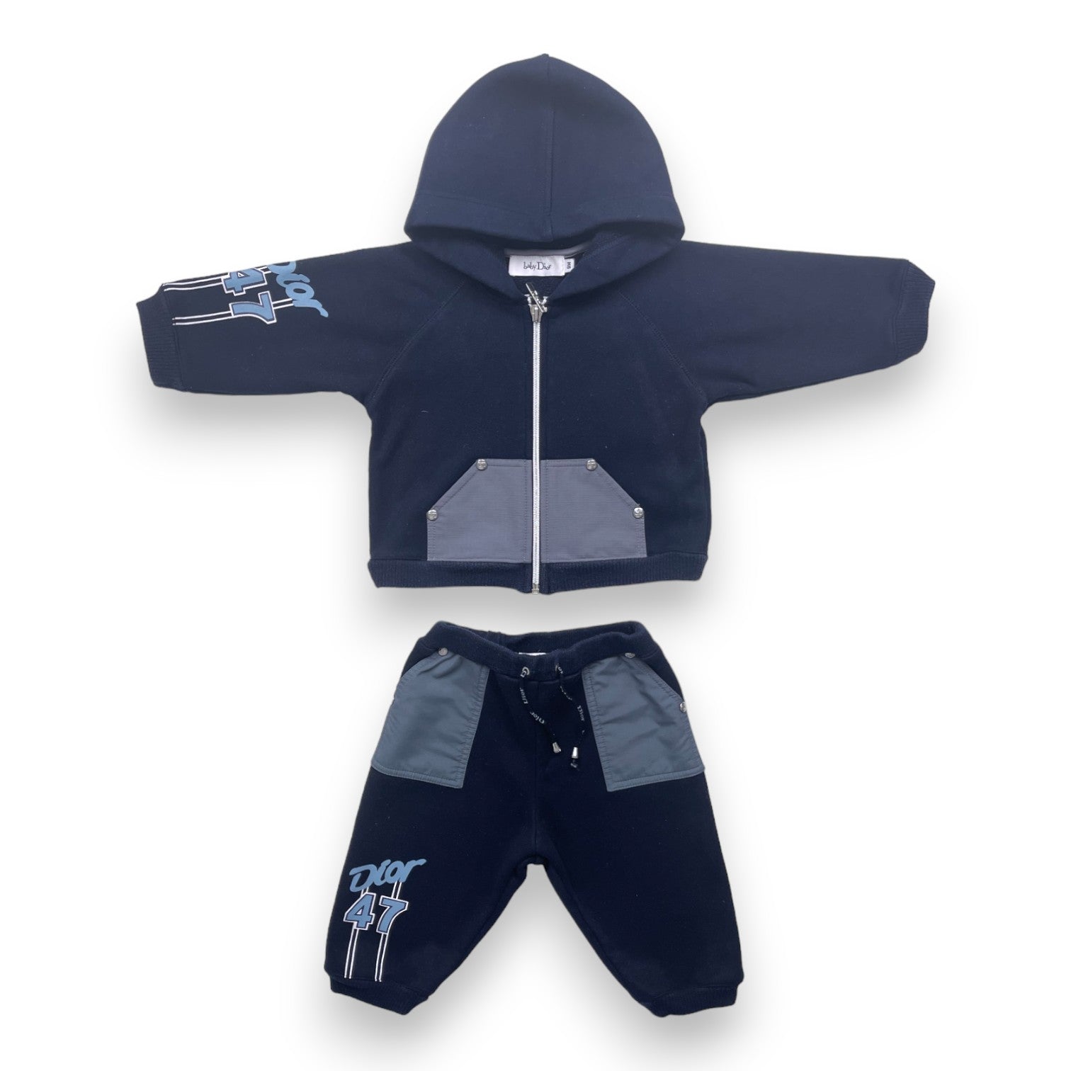 BABY DIOR - Marineblauer Trainingsanzug - 9 Monate