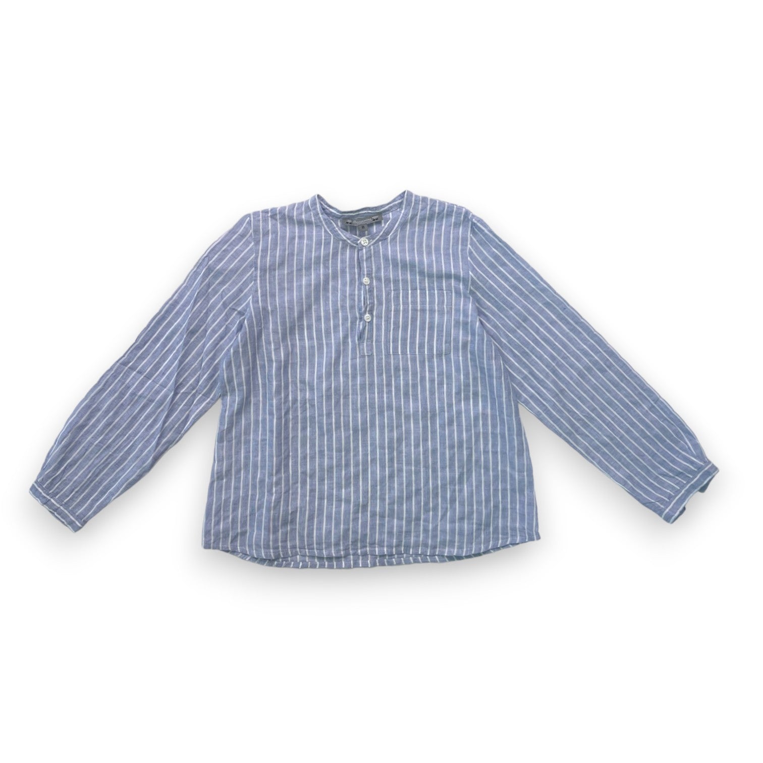 BONPOINT - Leichtes gestreiftes Leinenhemd - 8 Jahre
