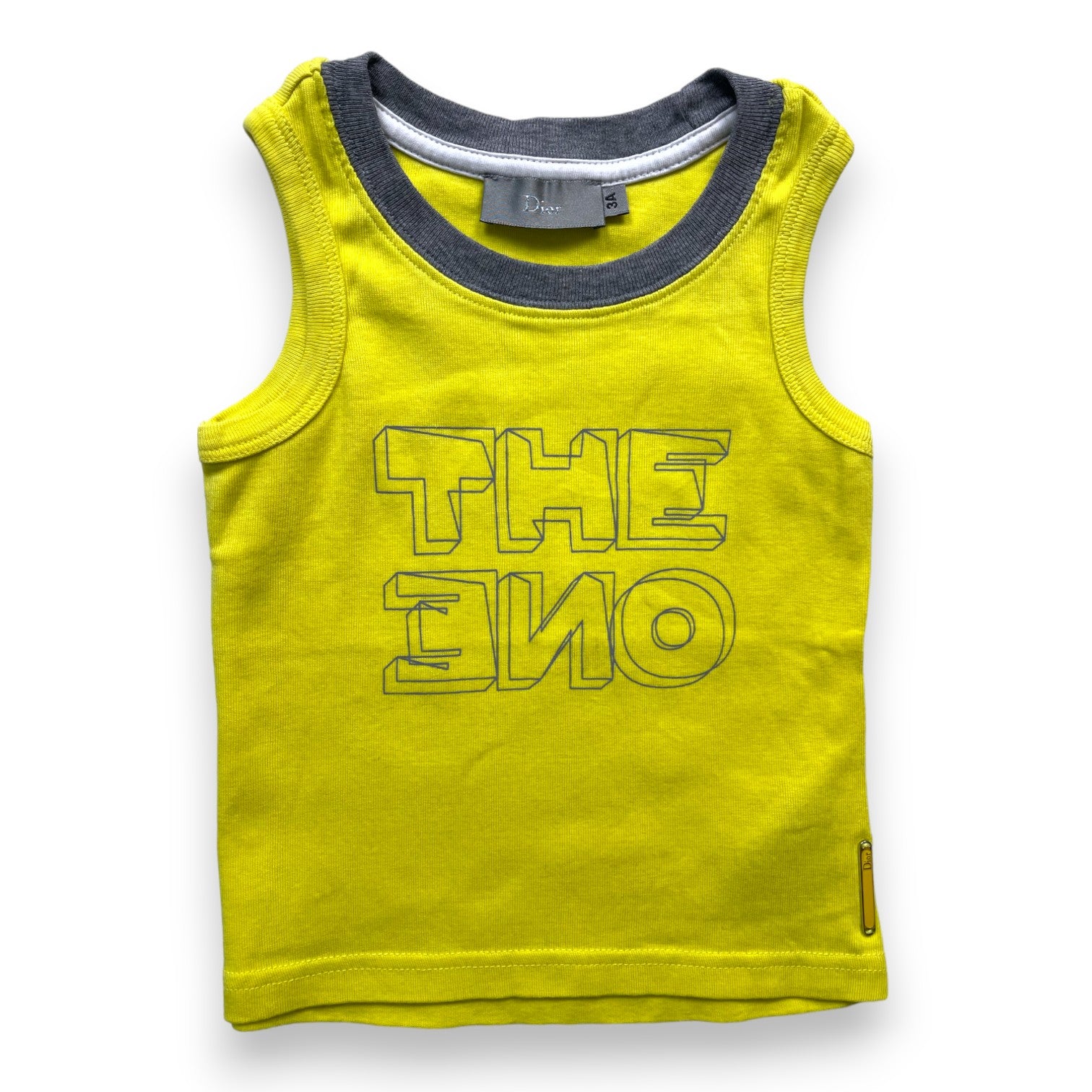 DIOR - Yellow "The One" tank top - 3 years