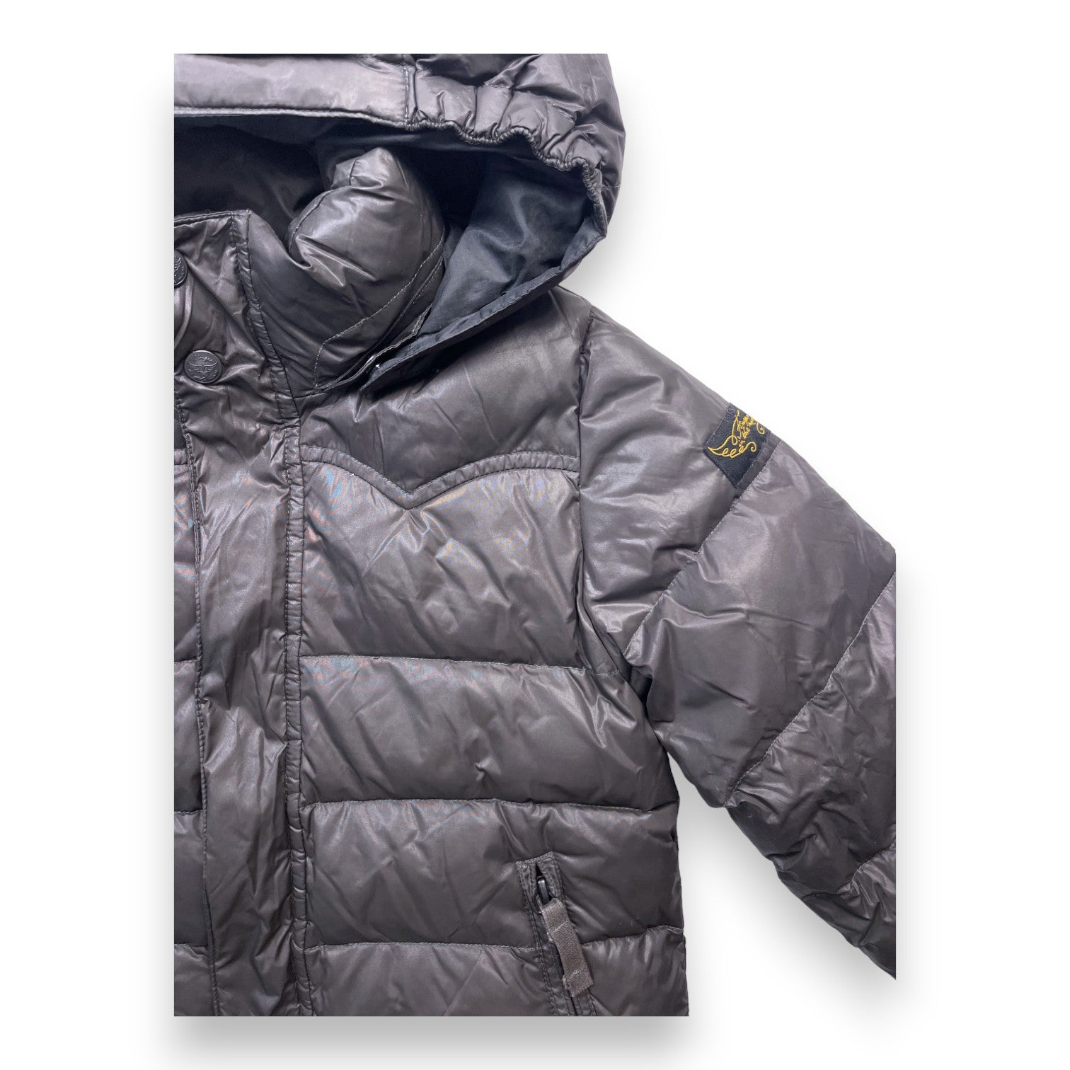 FINGER IN THE NOSE - Brown down jacket - 6/7 years