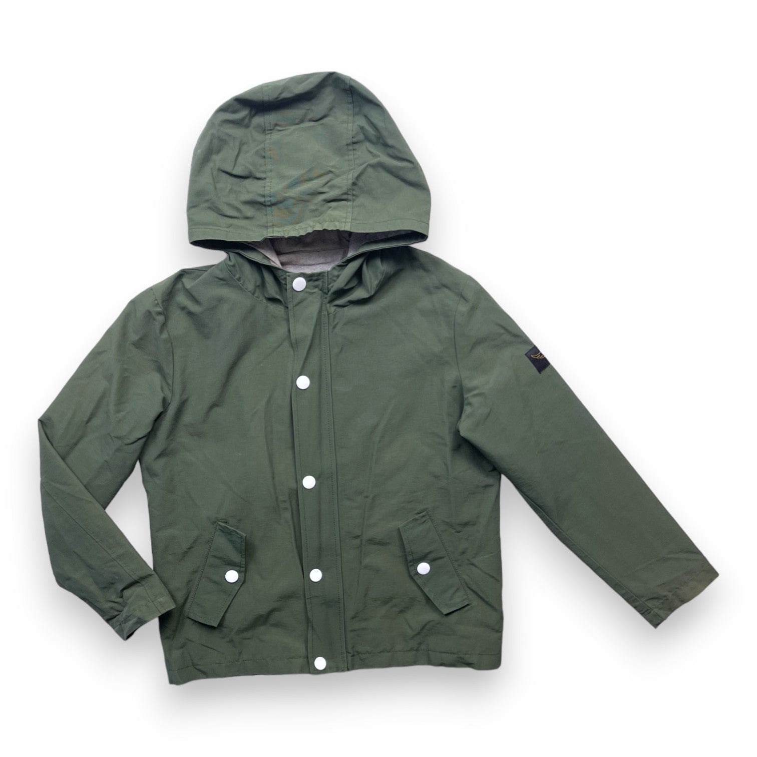 FINGER IN THE NOSE - Leichter Khaki-Anorak - 8/9 Jahre