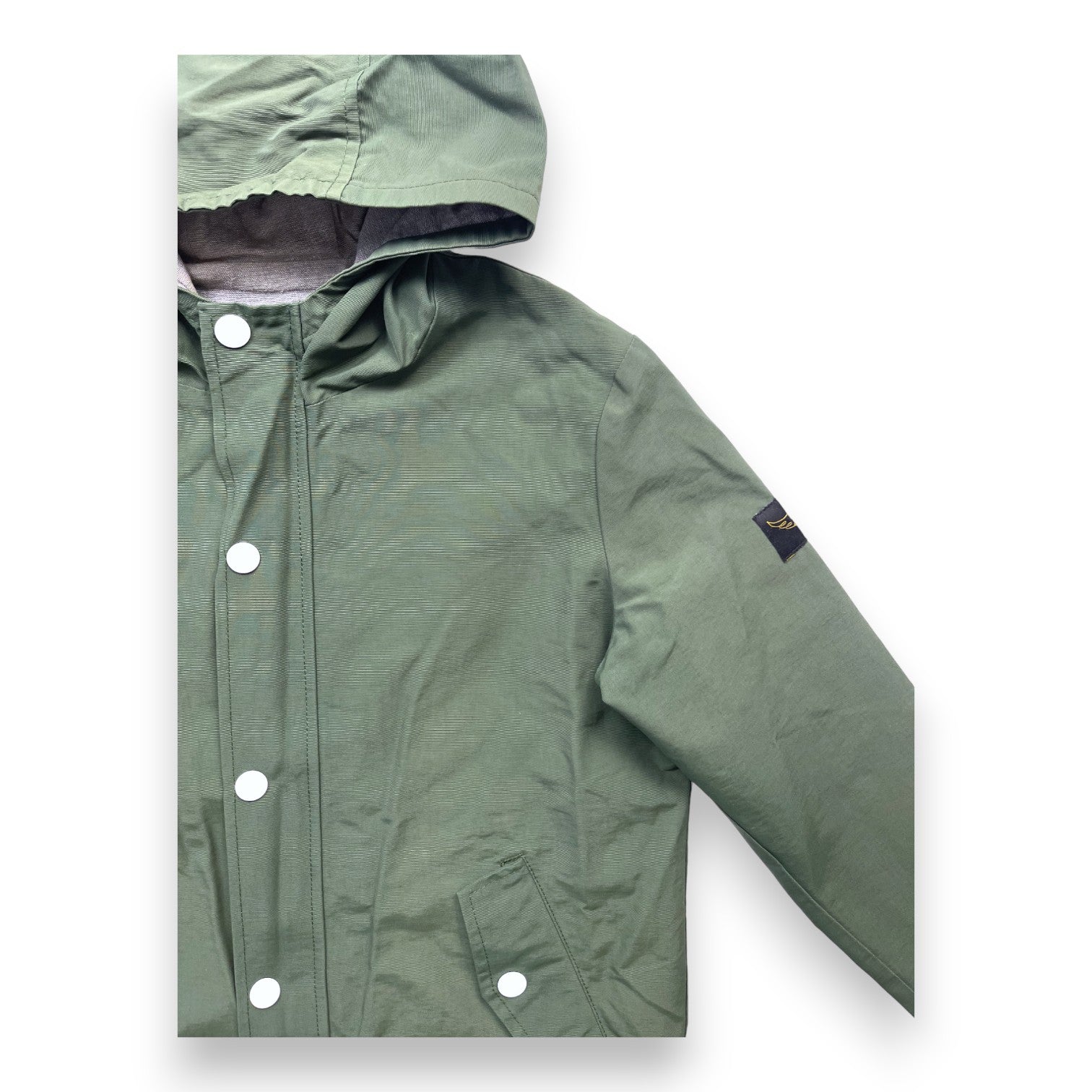 FINGER IN THE NOSE - Lightweight khaki anorak - 8/9 years