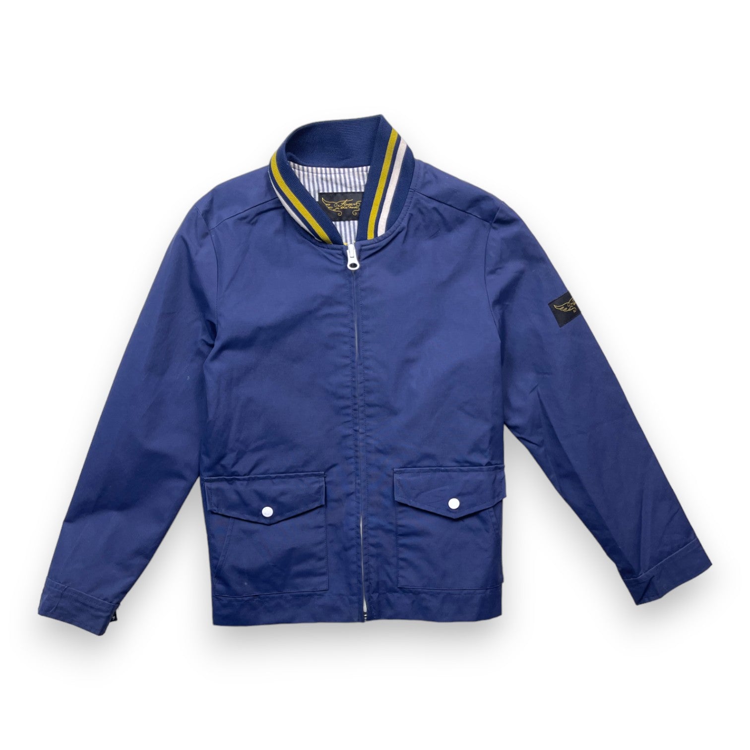 FINGER IN THE NOSE - Marineblaue Bomberjacke - 8/9 Jahre