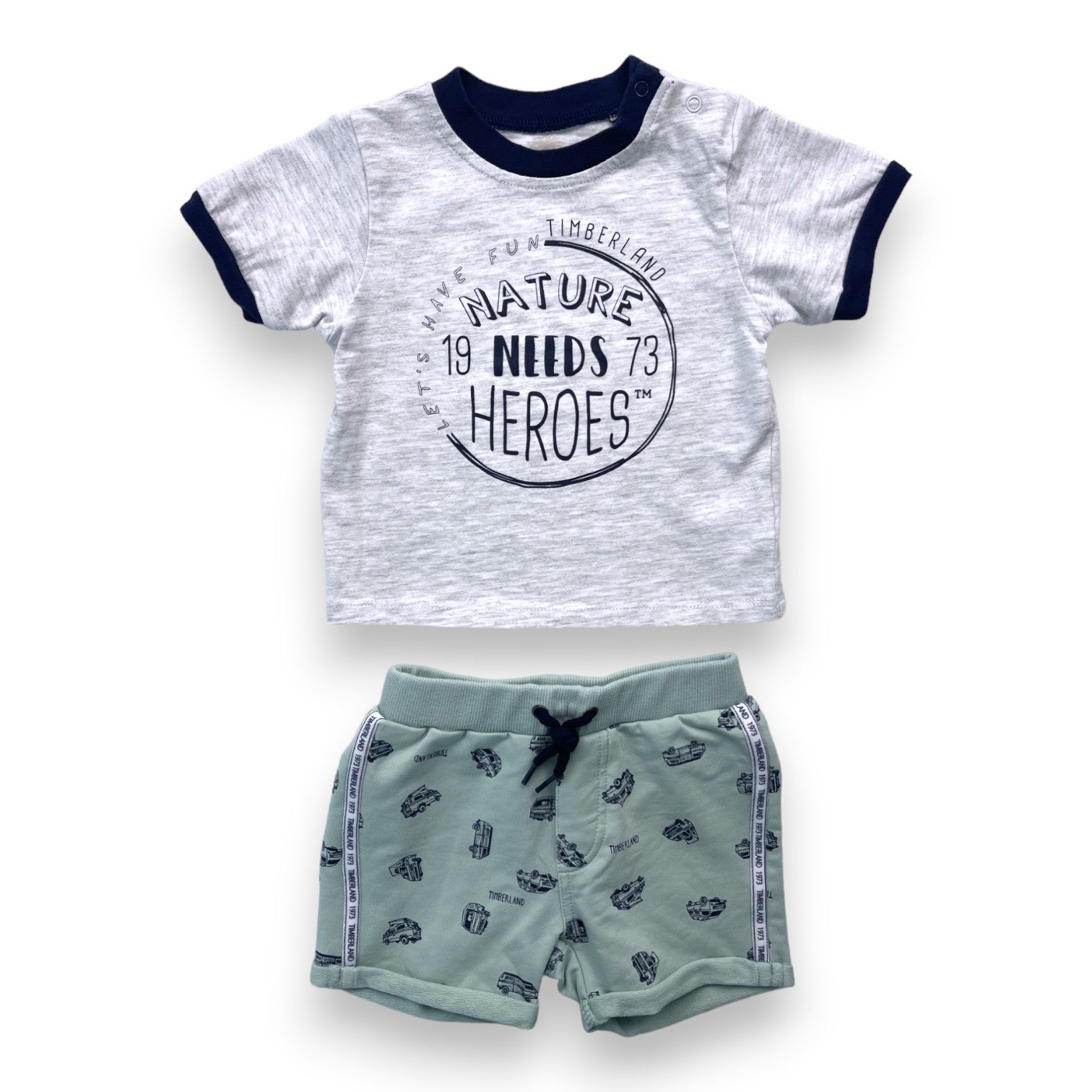 TIMBERLAND - Ensemble short et t shirt - 12 mois