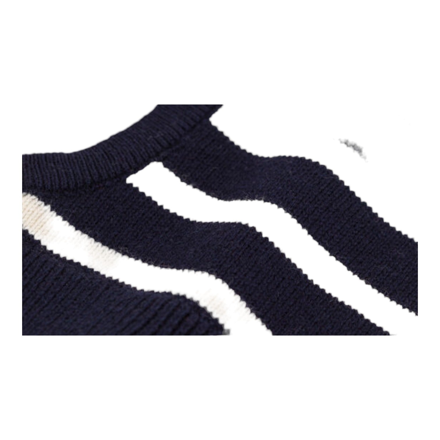 PETIT BATEAU - Cagoule en coton rayée - 12/18 mois