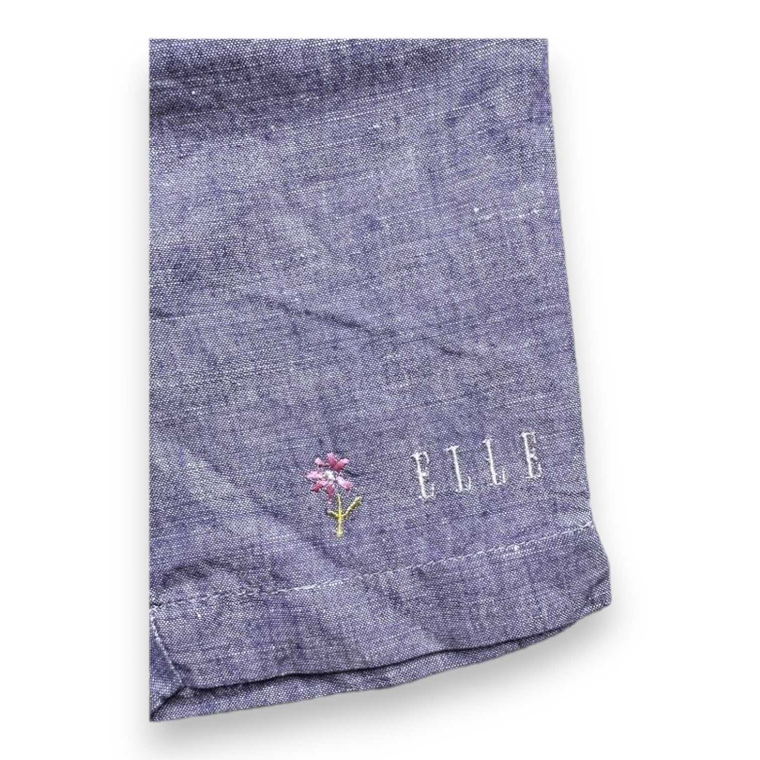 ELLE - Blue linen shorts - 6 months