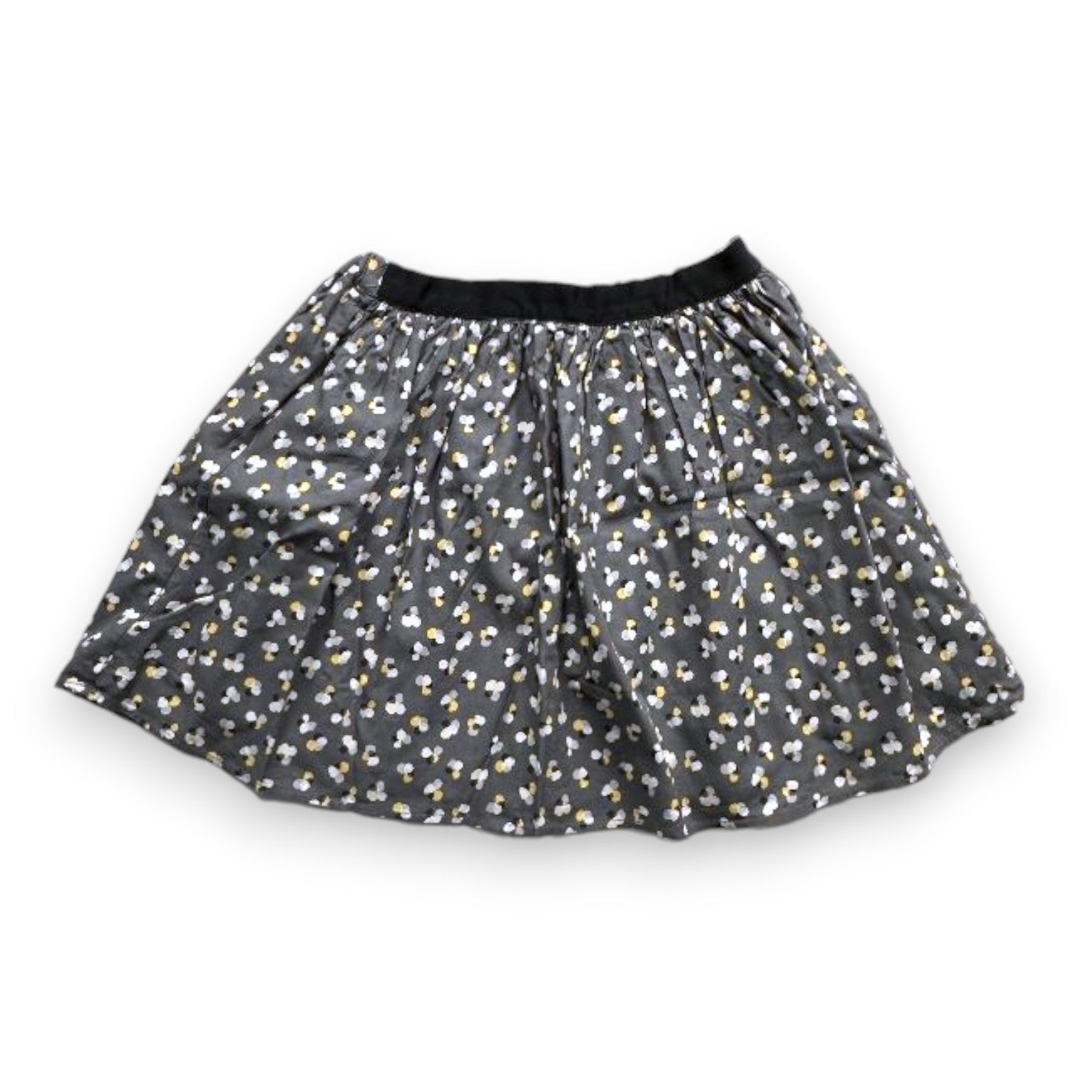 MARESE - Jupe grise à fleurs - 10 ans