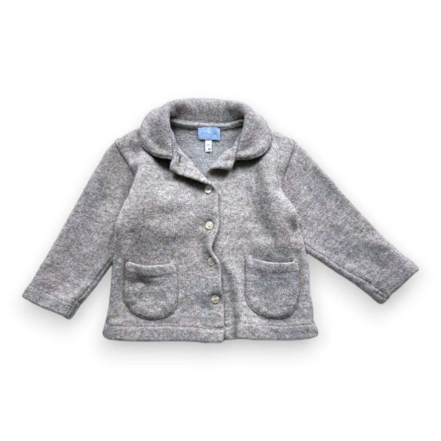 CYRILLUS - Grauer Wollblazer - 18 Monate