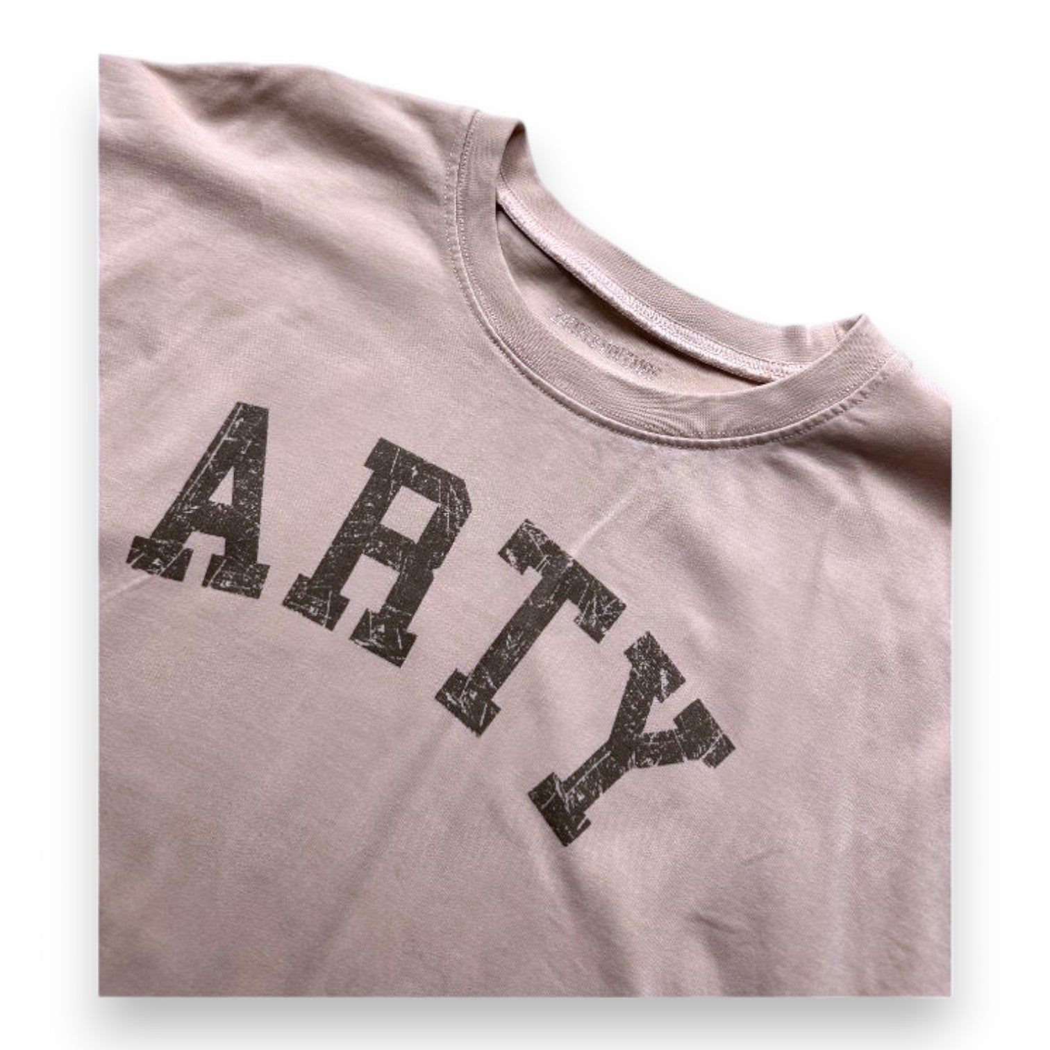 ZADIG & VOLTAIRE - Rosa Kurzarm-T-Shirt mit „ARTY“-Aufdruck - 12 Jahre