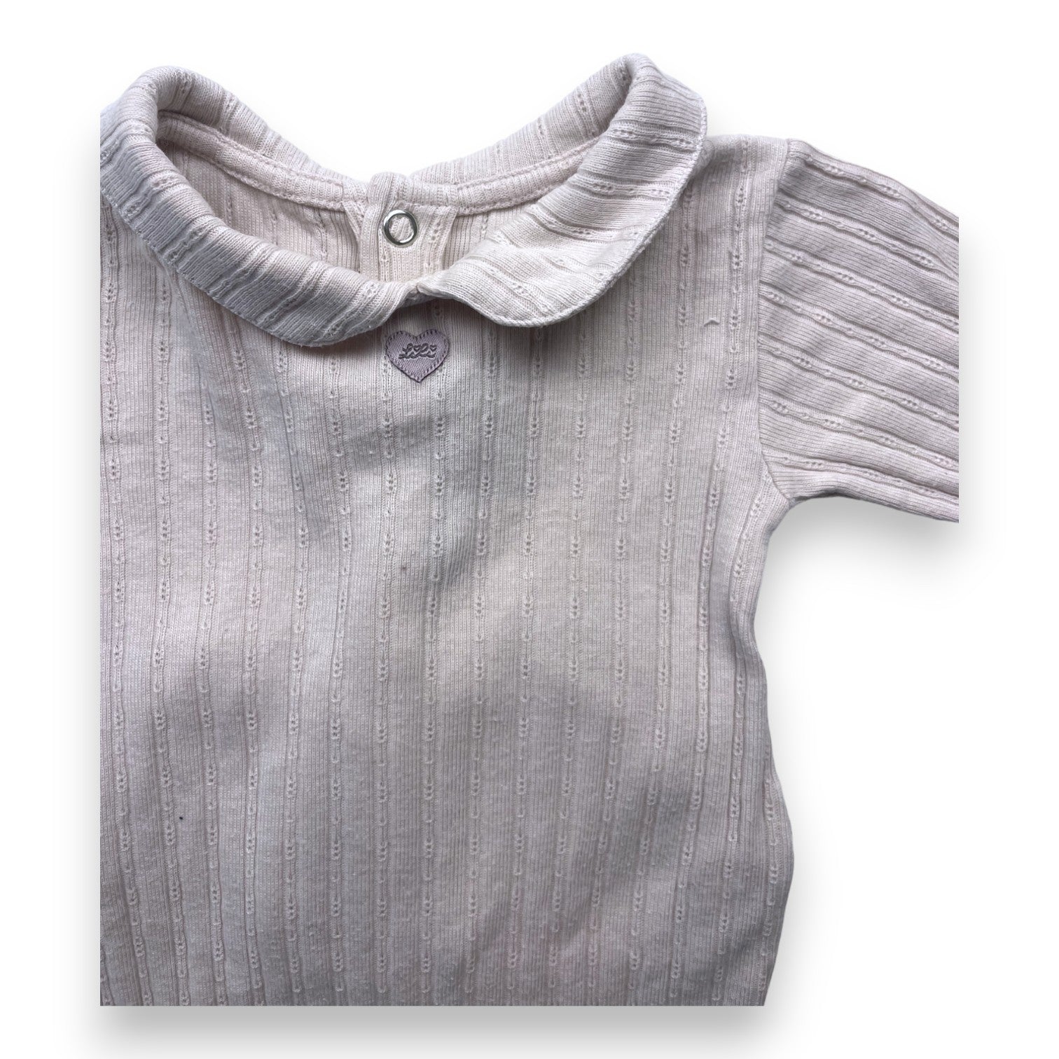 LILI GAUFRETTE - Blassrosa Strampler - 12 Monate