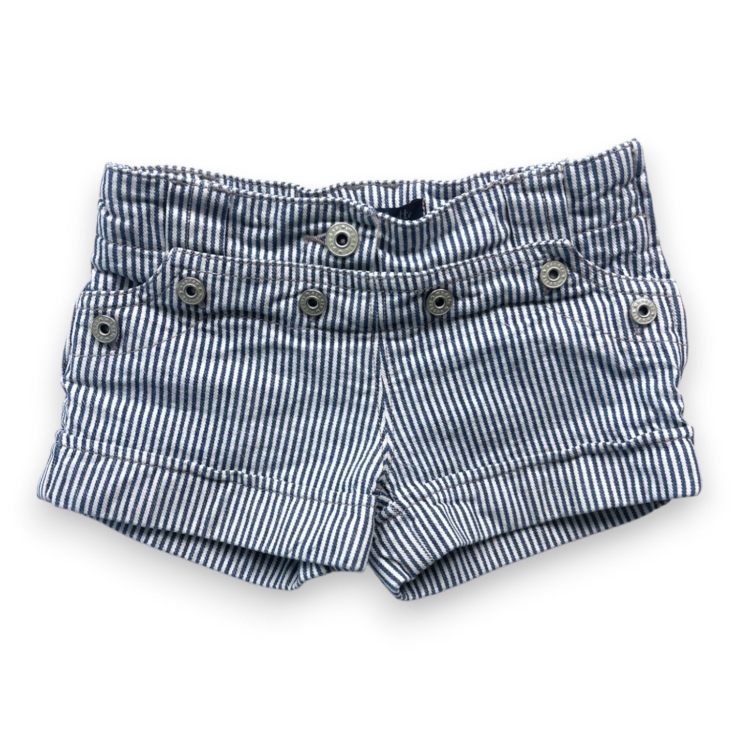 LILI GAUFRETTE - Blau-weiß gestreifte Shorts - 2 Jahre