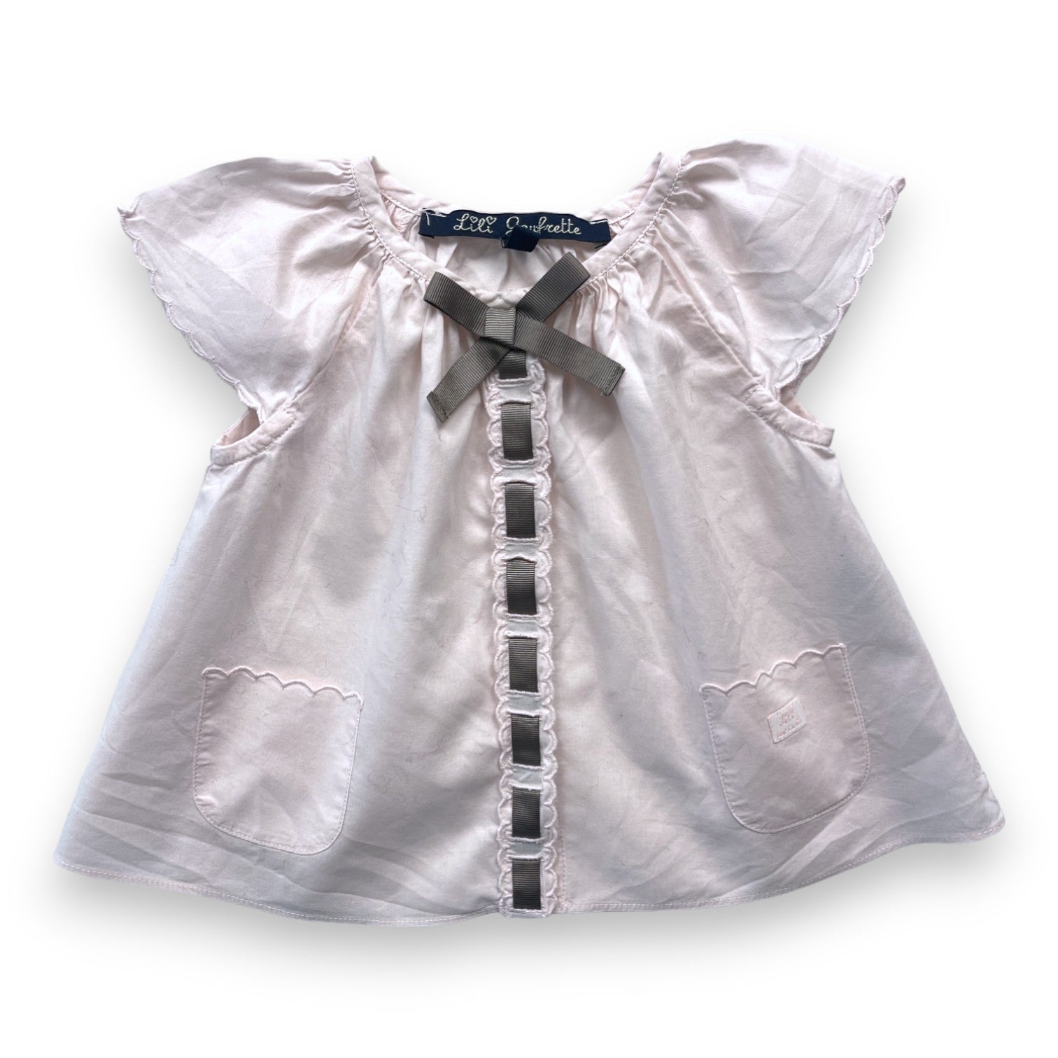 LILI GAUFRETTE - Hellrosa Kleid - 6 Monate