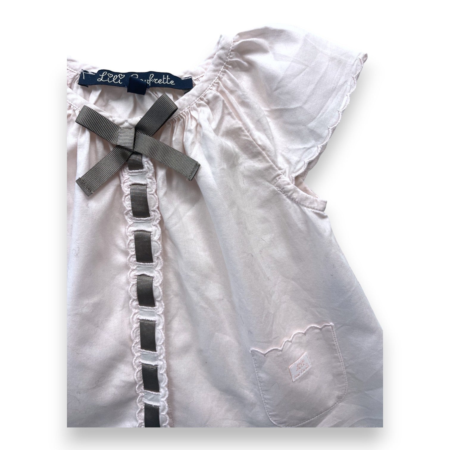 LILI GAUFRETTE - Hellrosa Kleid - 6 Monate