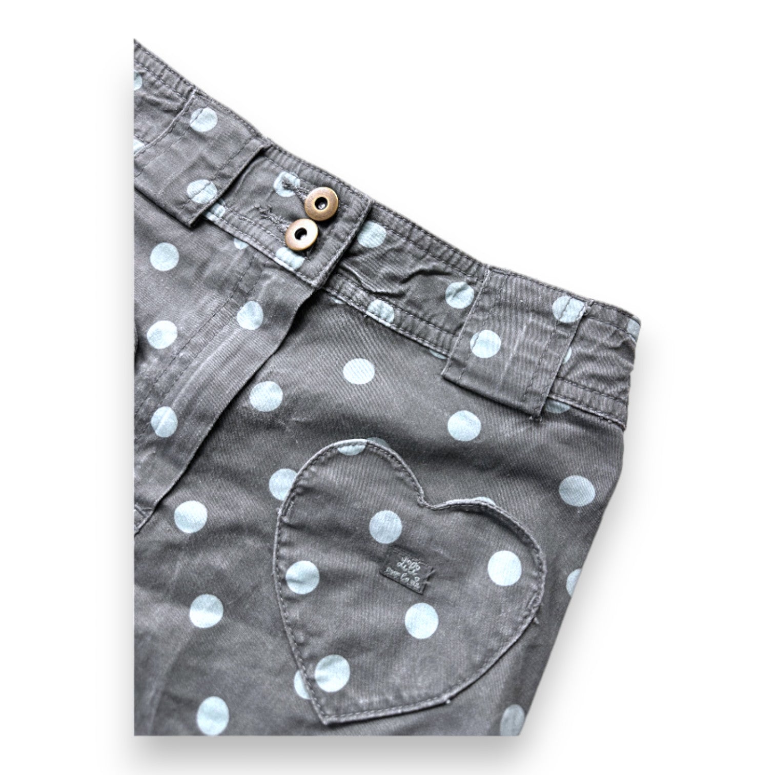 LILI GAUFRETTE - Grüner Rock mit Punkten - 6 Jahre