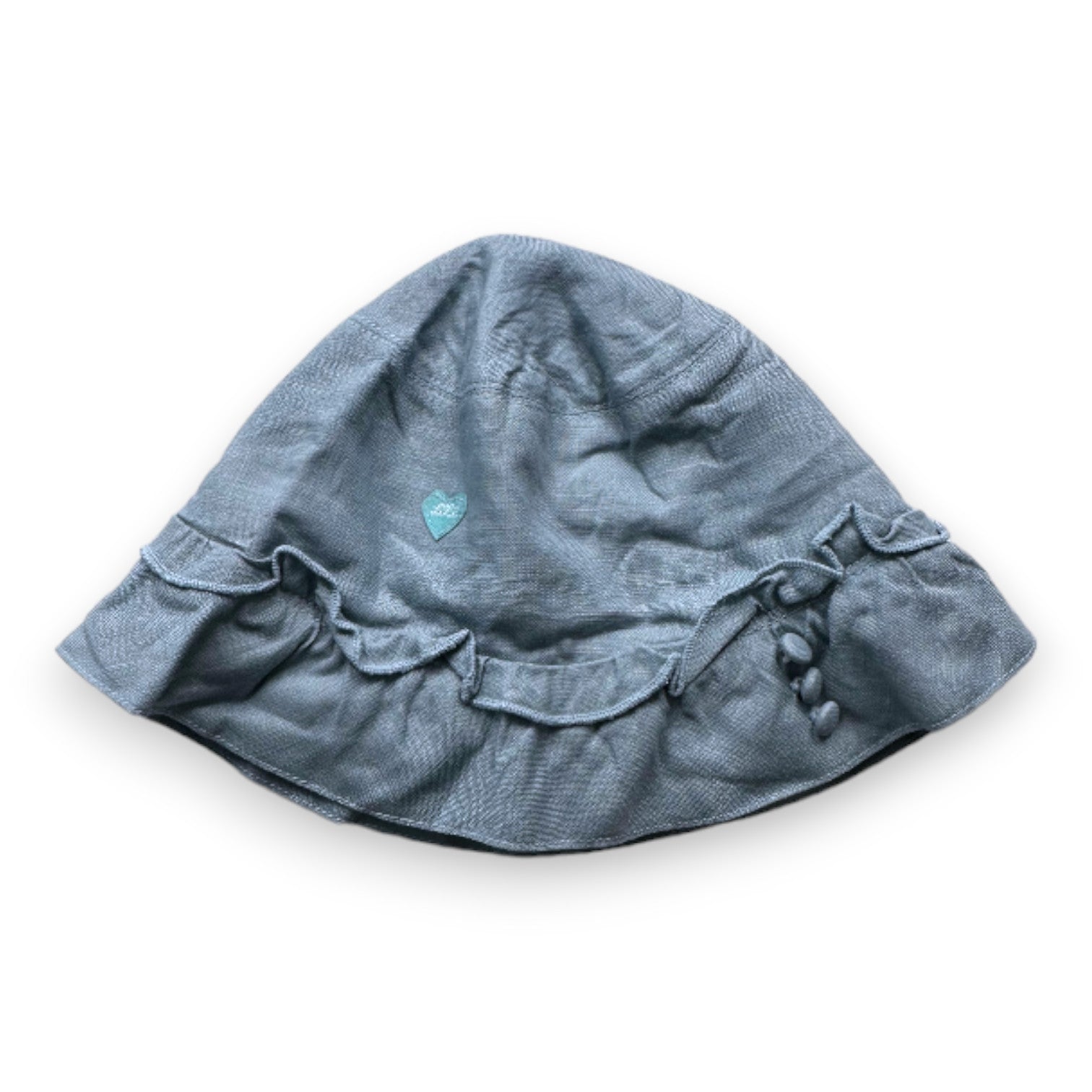 LILI GAUFRETTE - Blauer Leinenbob - 2 Jahre