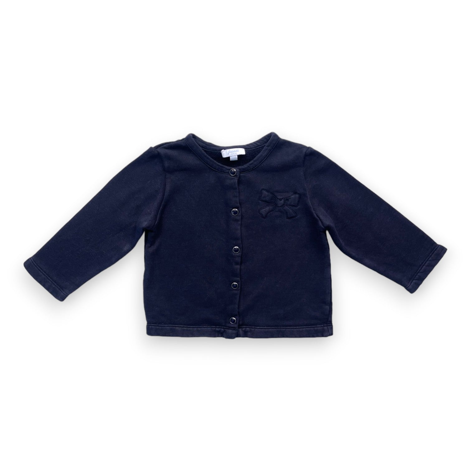JACADI - Veste boutonnée bleu marine - 18 mois