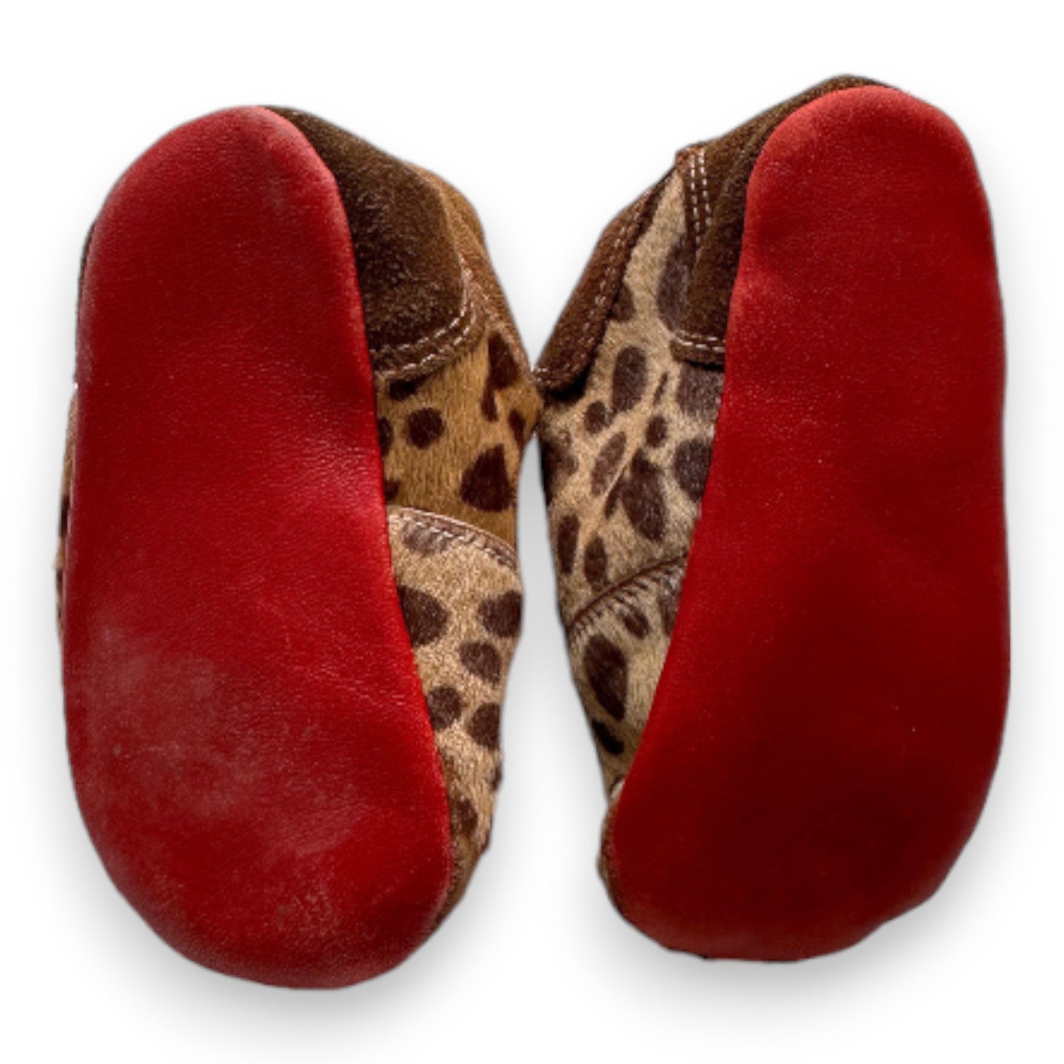 DOLCE & GABBANA - Braune und rote Hausschuhe - 18