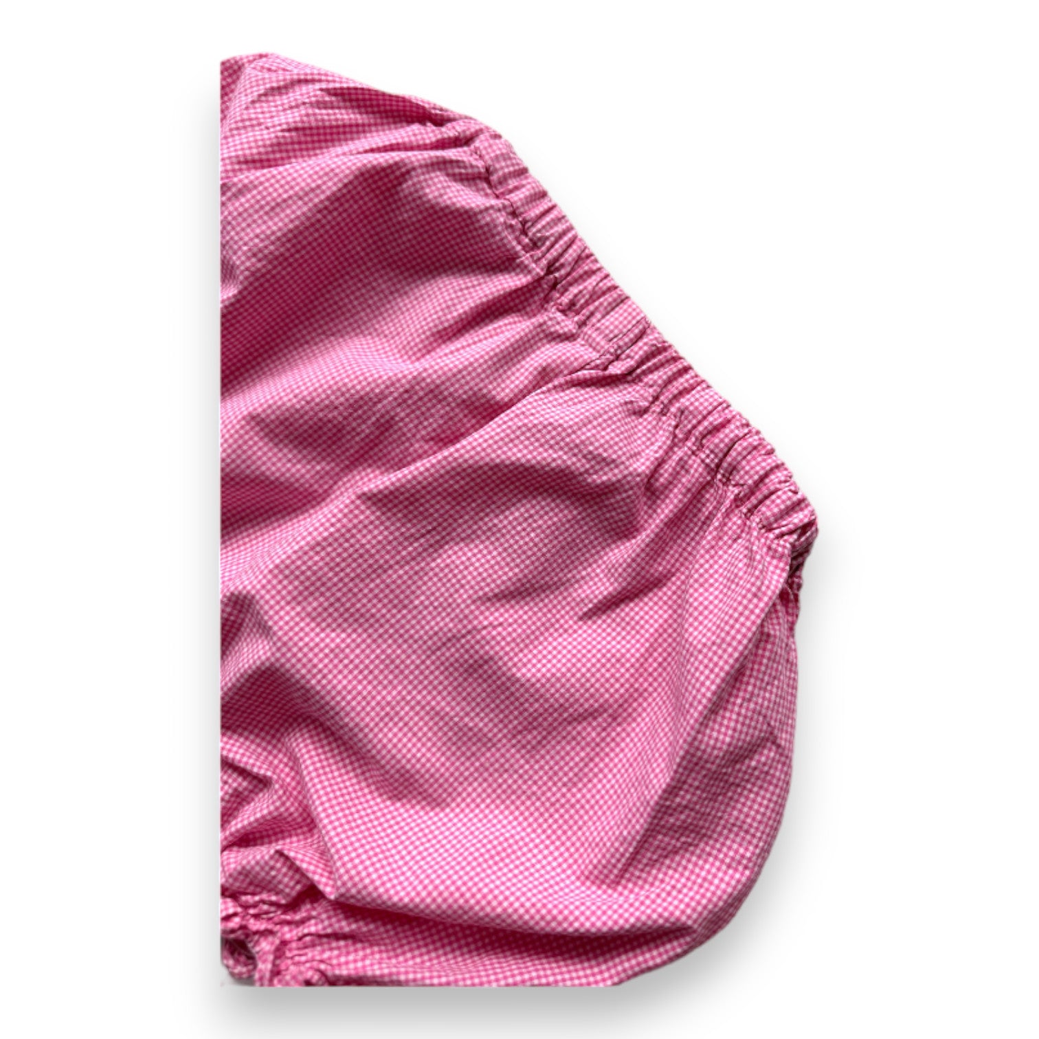 JACADI - Bloomer rose et blanc vichy - 6 mois