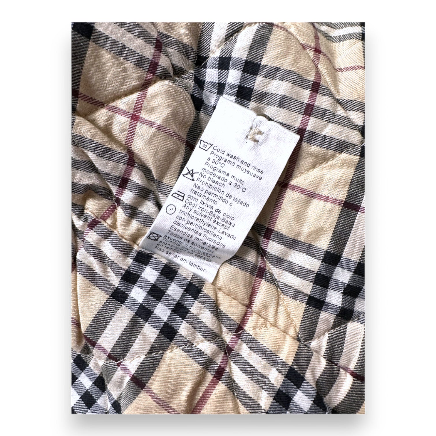 BURBERRY - Lange blaue Jeansjacke - 12 Monate