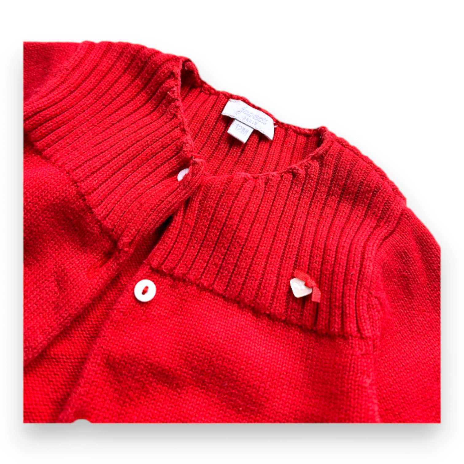 JACADI - Red cardigan - 12 months
