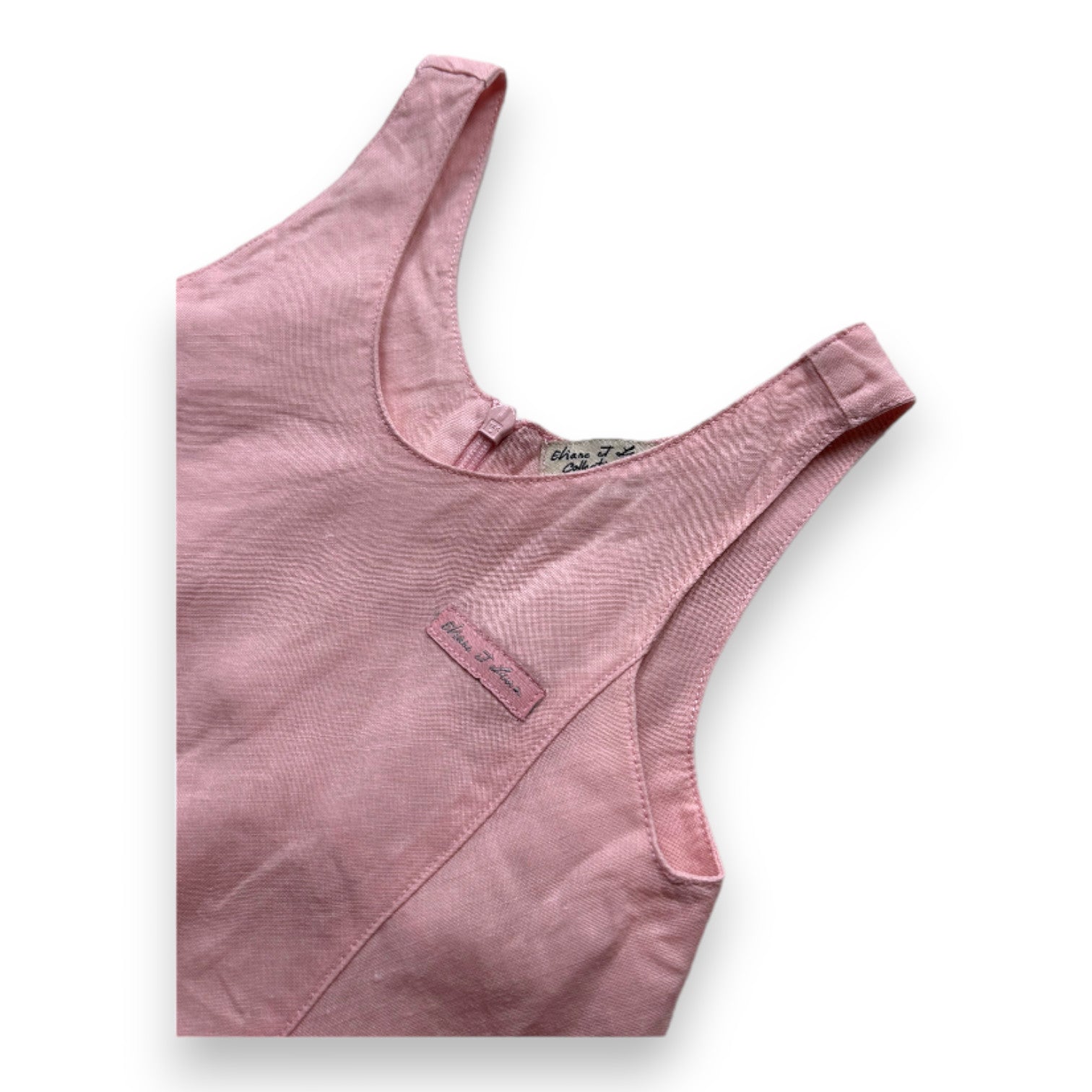 ELIANE ET LENA - Robe rose avec volants - 2 ans