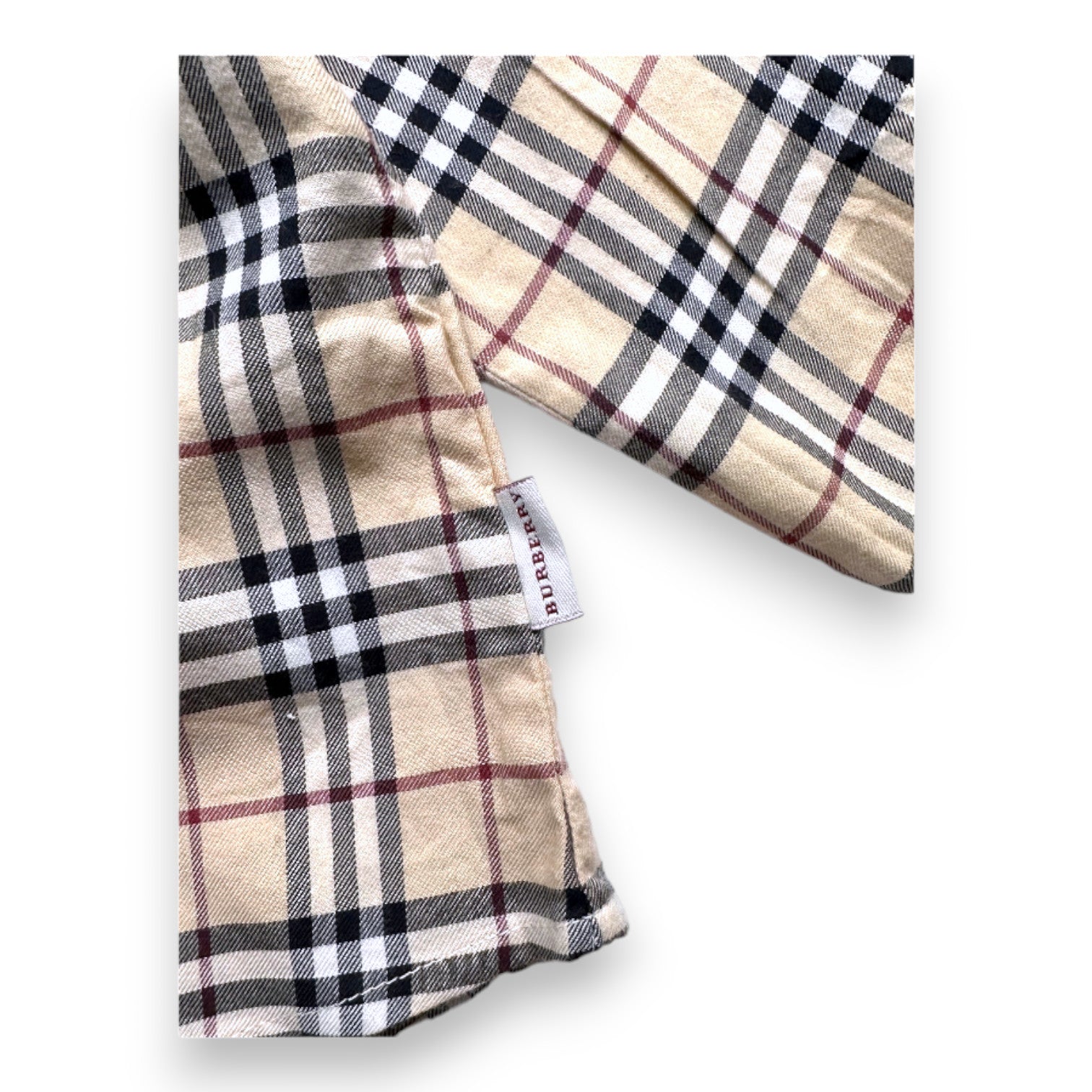 BURBERRY - Burberry check print blouse - 12 months