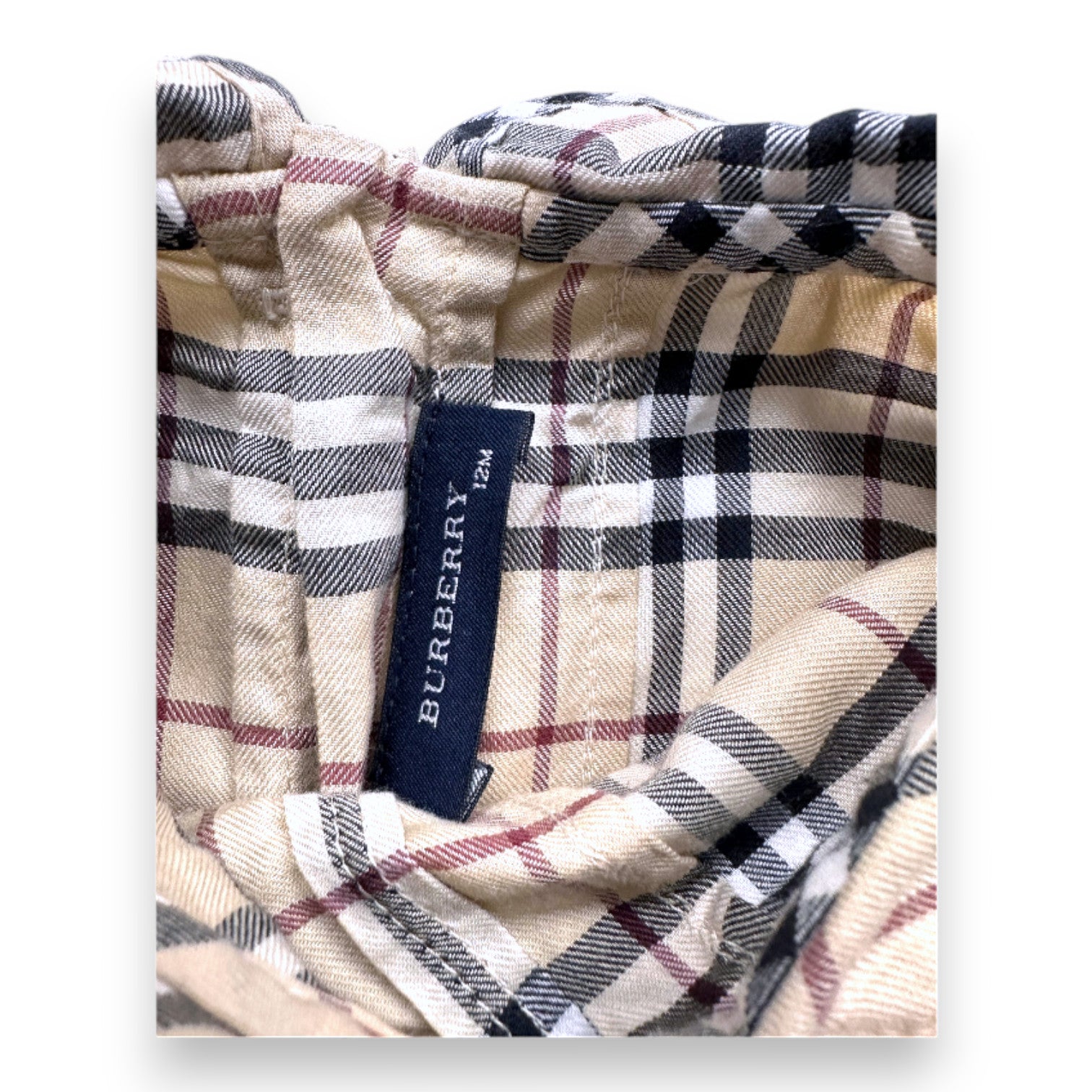 BURBERRY - Burberry check print blouse - 12 months