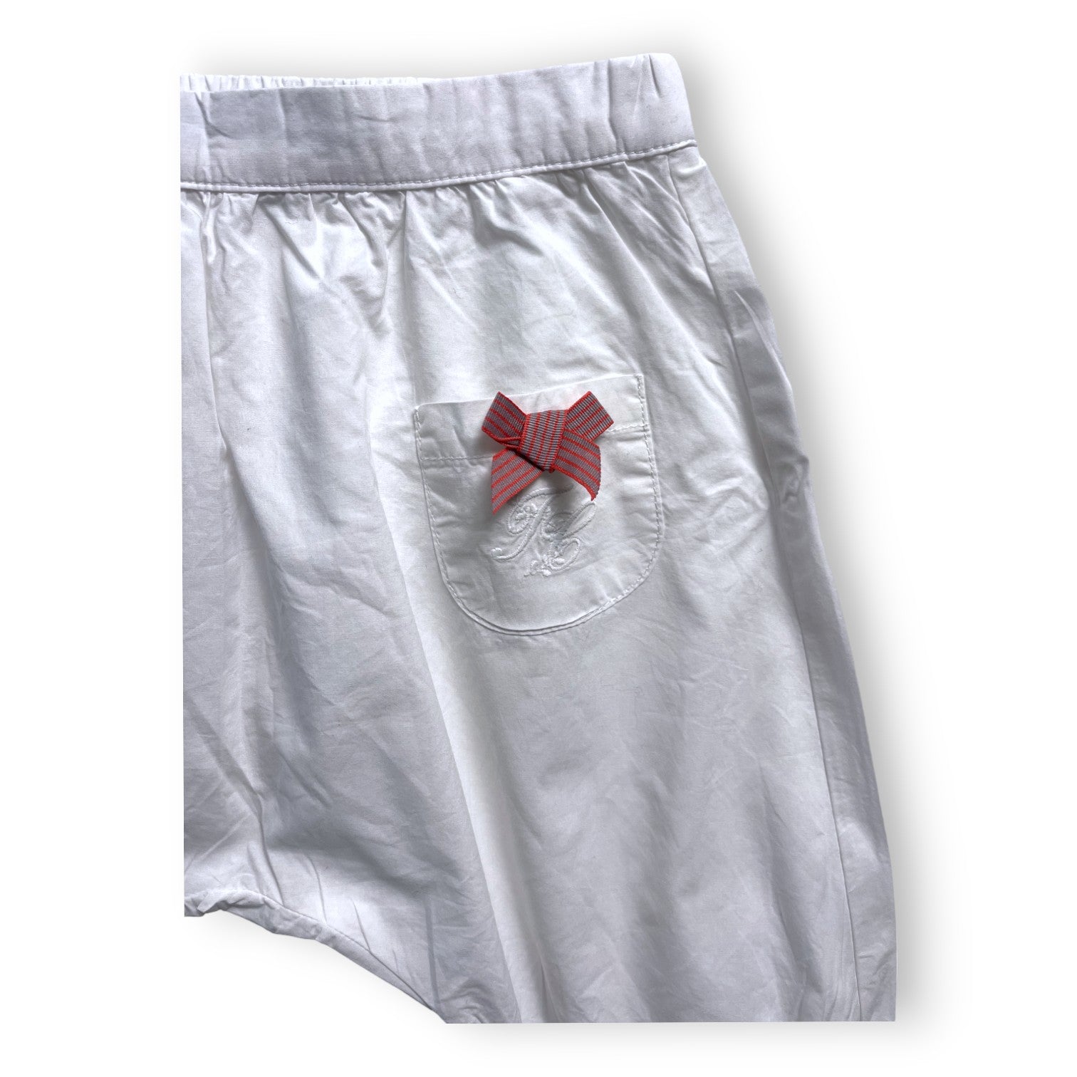 TARTINE & CHOCOLAT - White cotton harem pants - 12 months