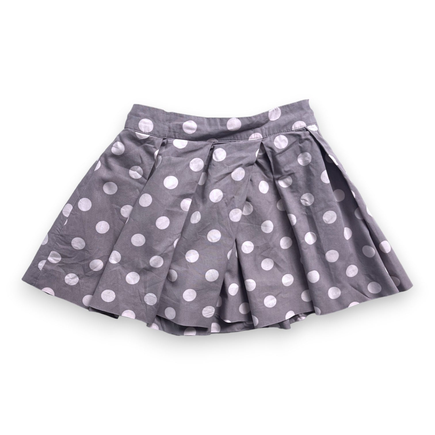 LILI GAUFRETTE - Grauer Rock mit rosa Punkten - 3 Jahre