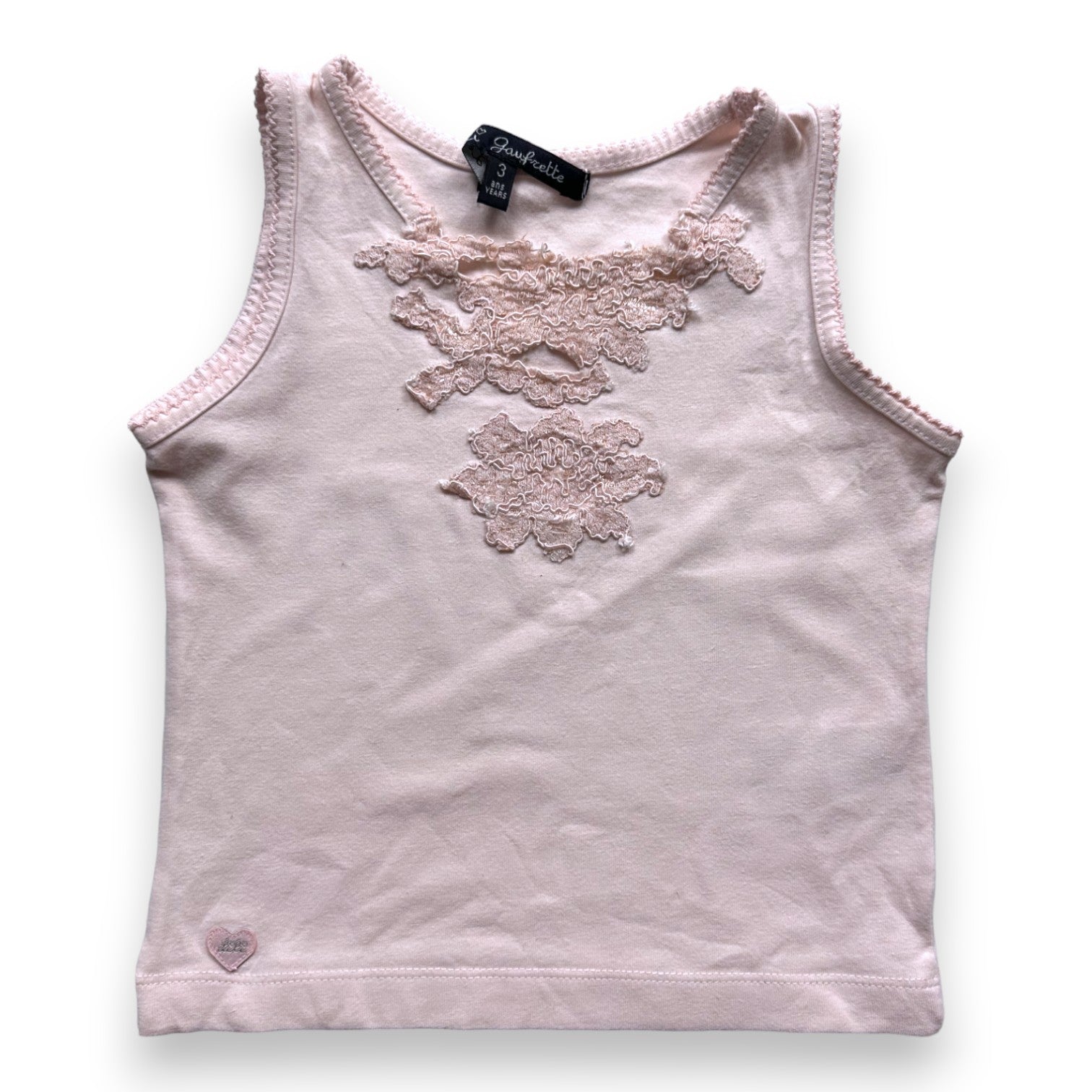LILI GAUFRETTE - Rosa Tanktop - 3 Jahre