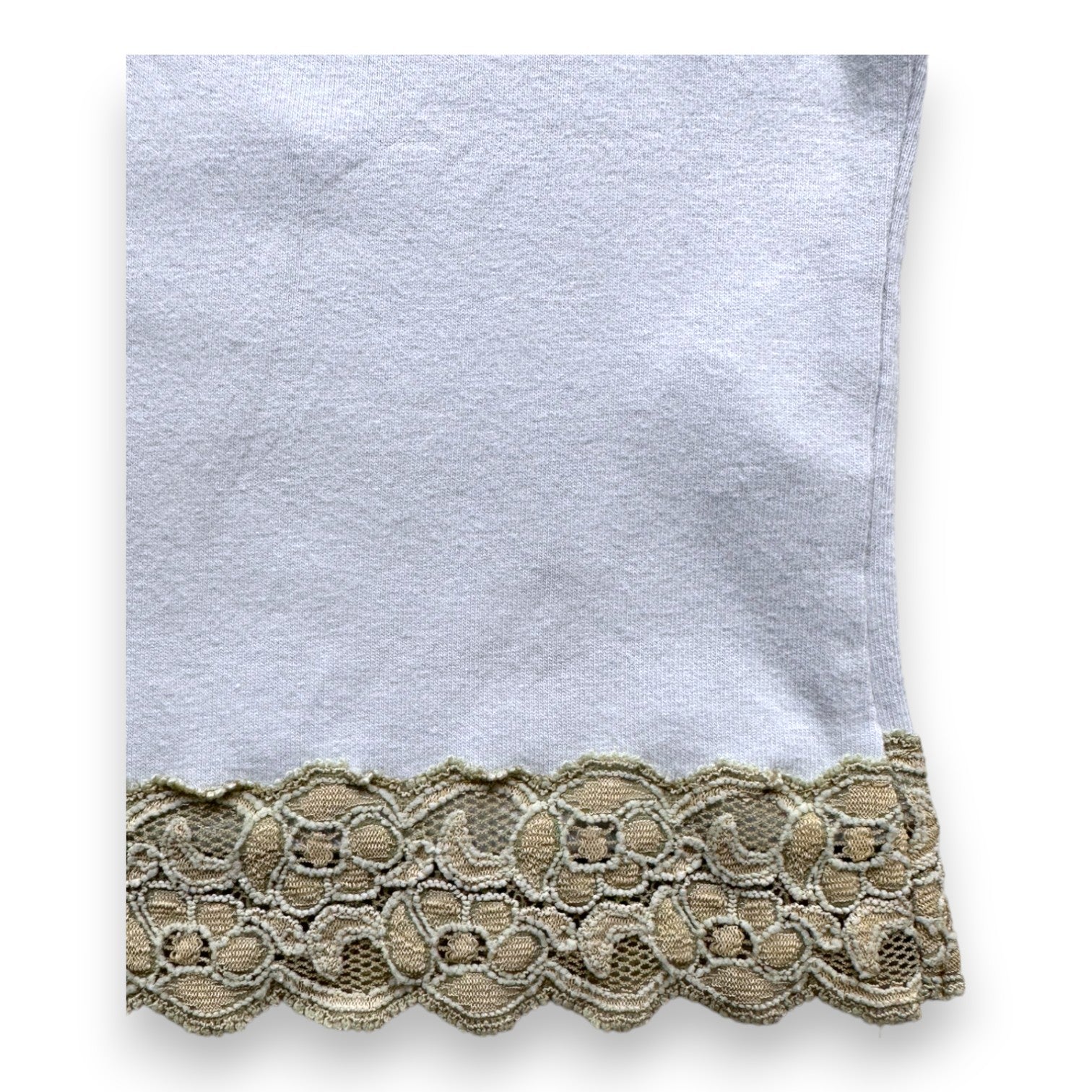 LILI GAUFRETTE - Blaues T-Shirt mit grüner Spitze - 3 Jahre