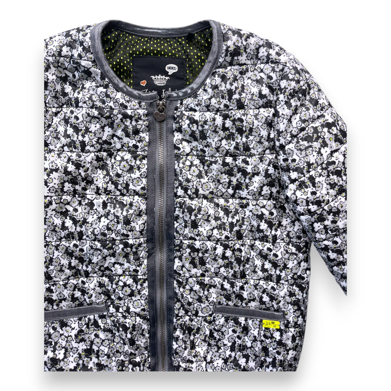 IKKS - Feine Daunenjacke mit Blumenmuster - 10 Jahre