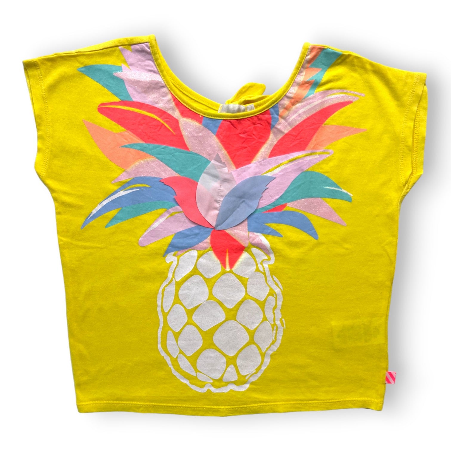 BILLIEBLUSH - Gelbes T-Shirt mit Ananas-Print - 8 Jahre