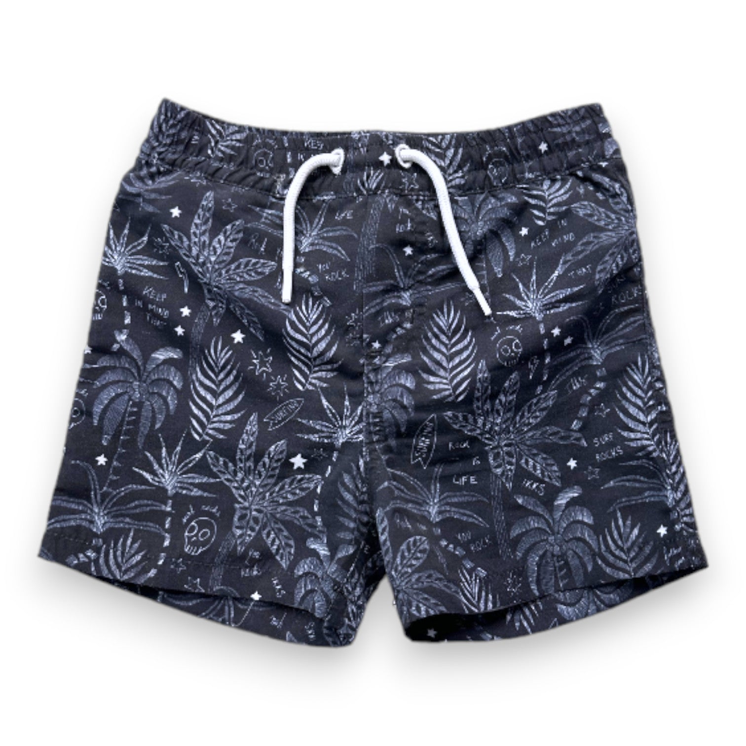 IKKS - Blauer Badeanzug mit Prints - 2 Jahre