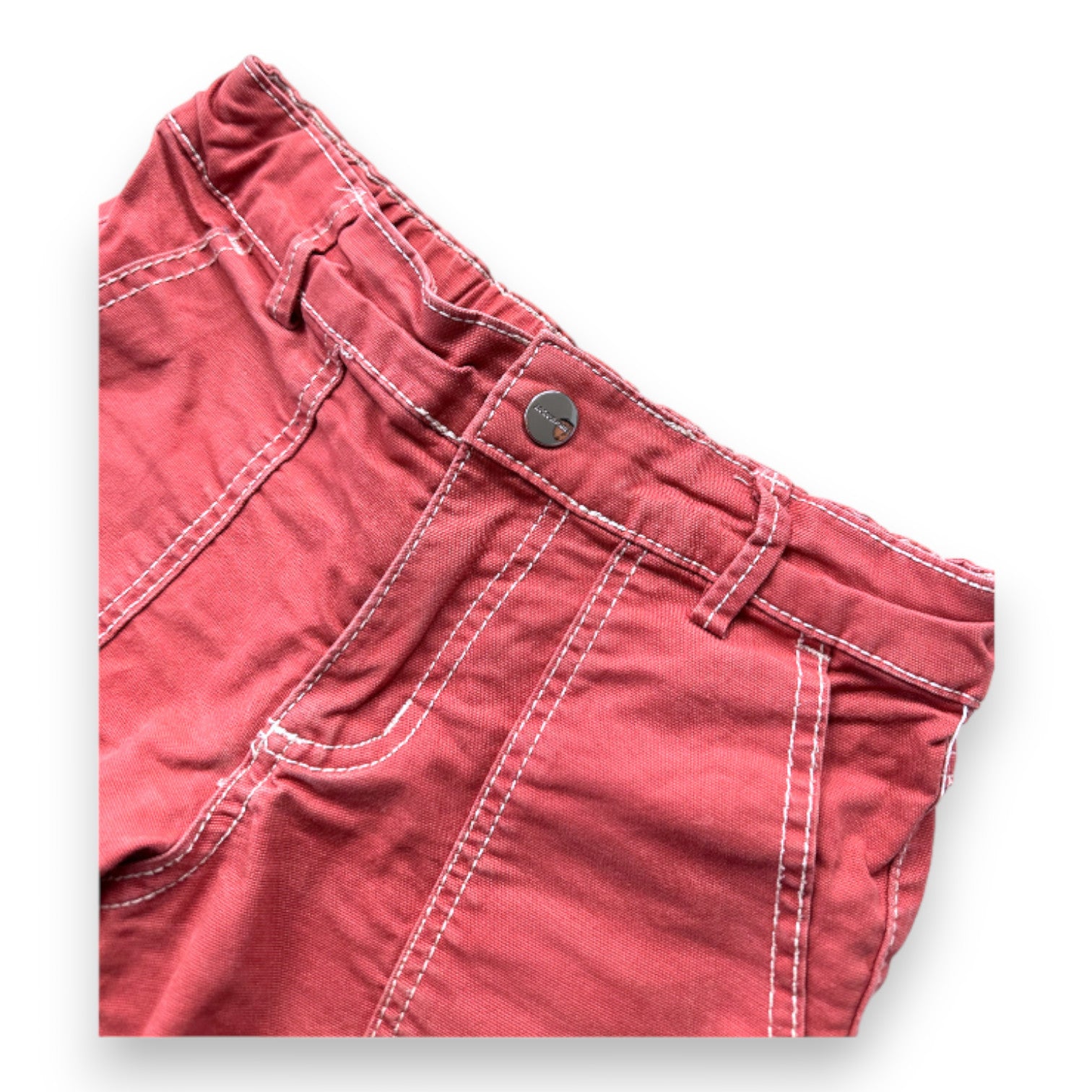 JACADI - Rote Jeansshorts - 3 Jahre