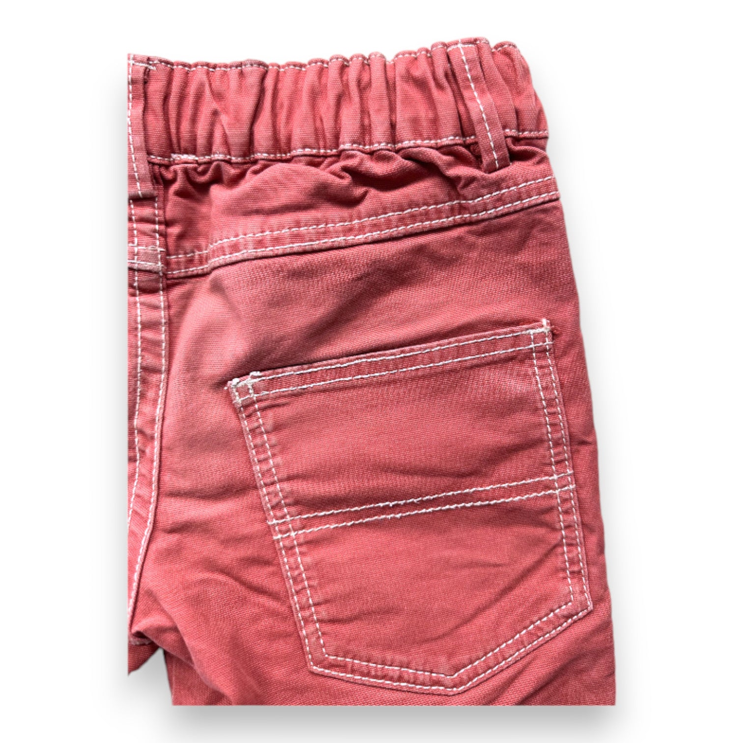 JACADI - Rote Jeansshorts - 3 Jahre