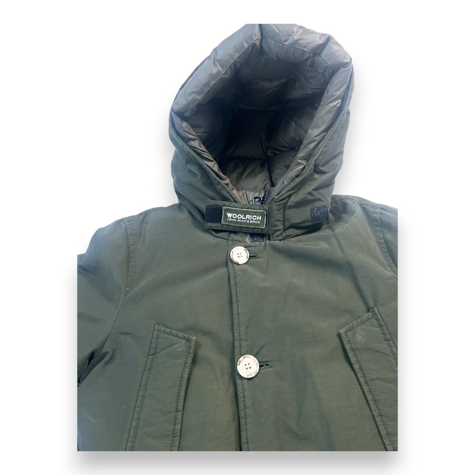 WOOLRICH - Khaki parka - 8 years