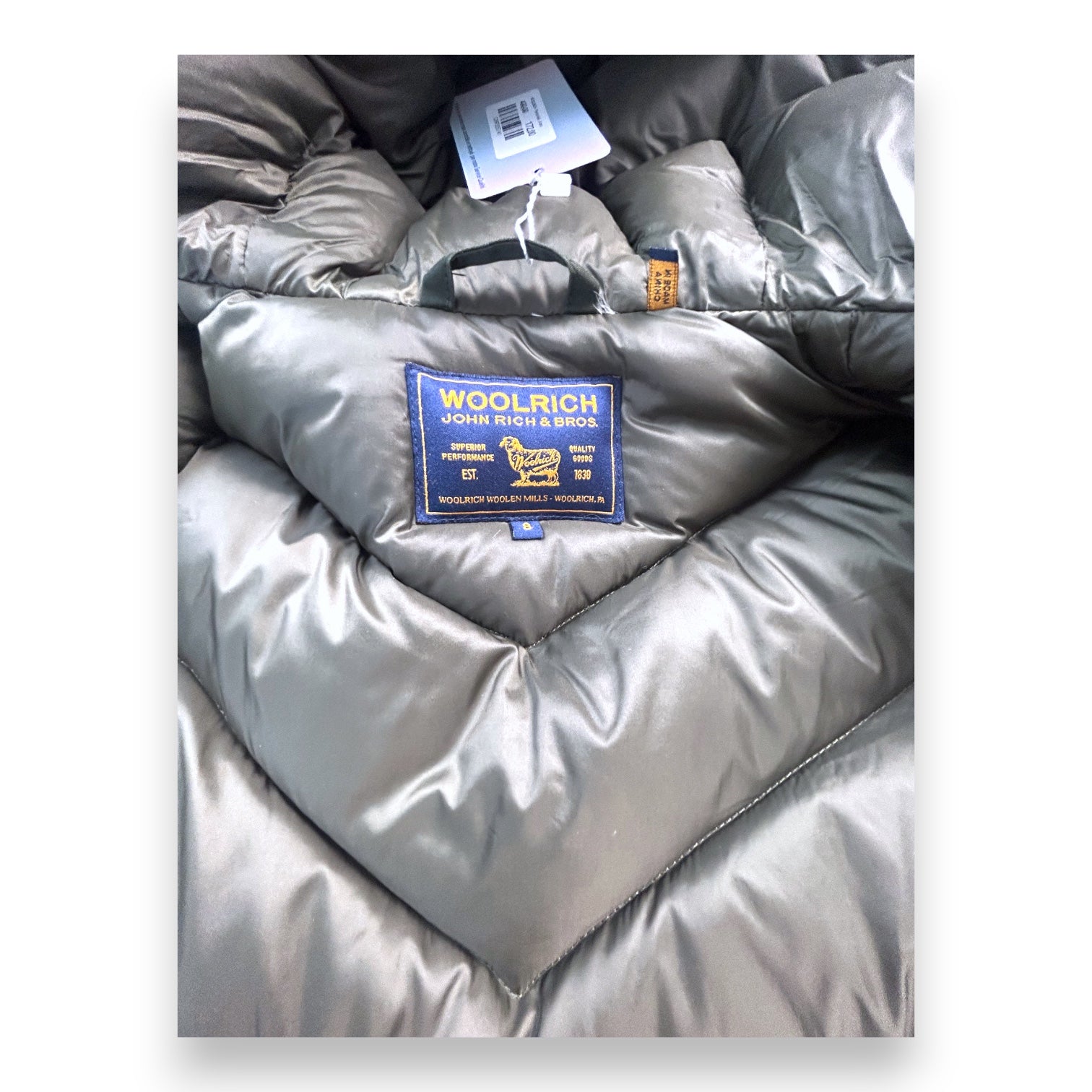 WOOLRICH - Parka kaki - 8 ans