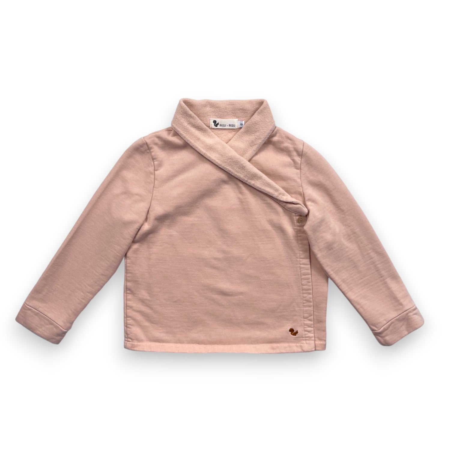 RISU RISU - Cache coeur rose pale - 8 ans