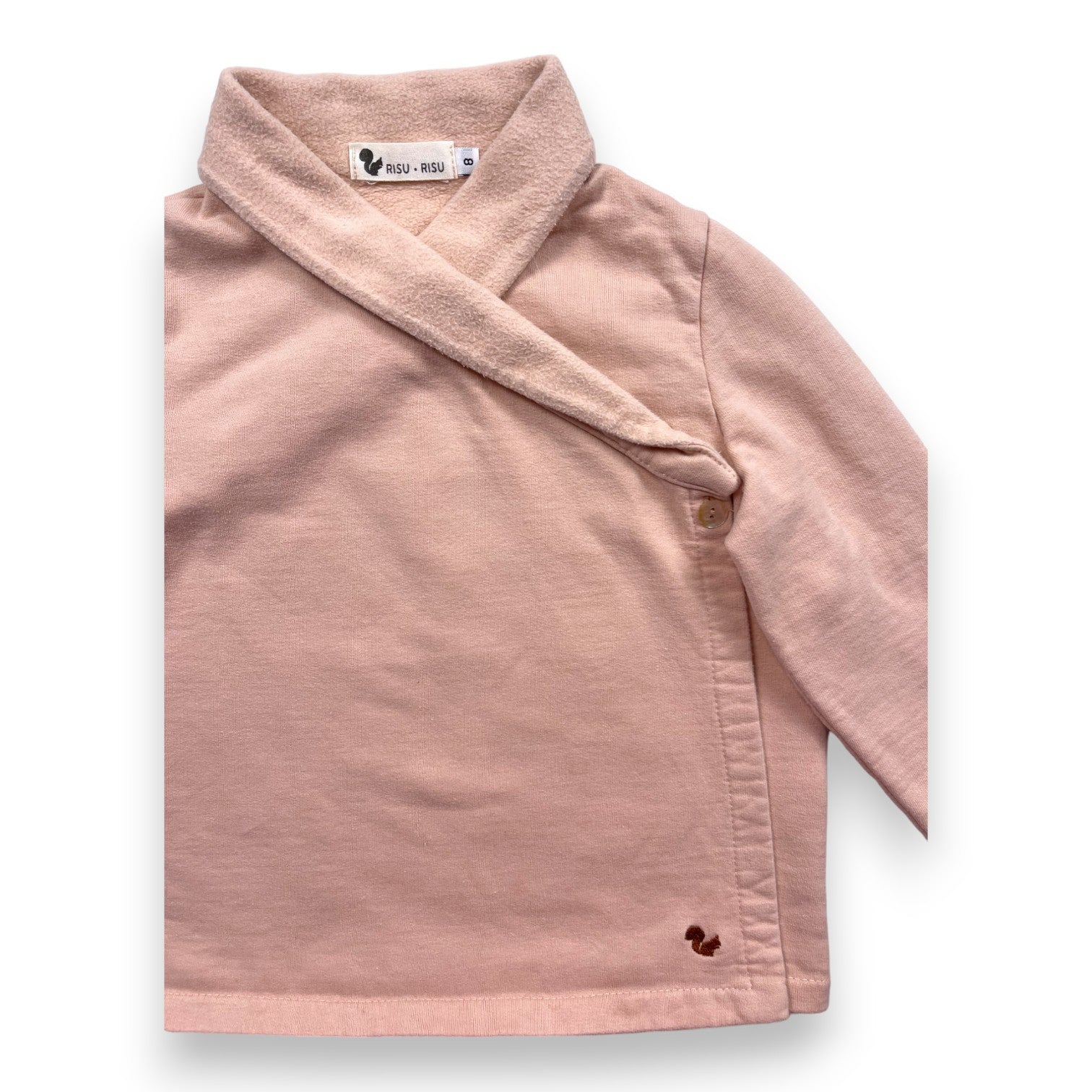 RISU RISU - Cache coeur rose pale - 8 ans