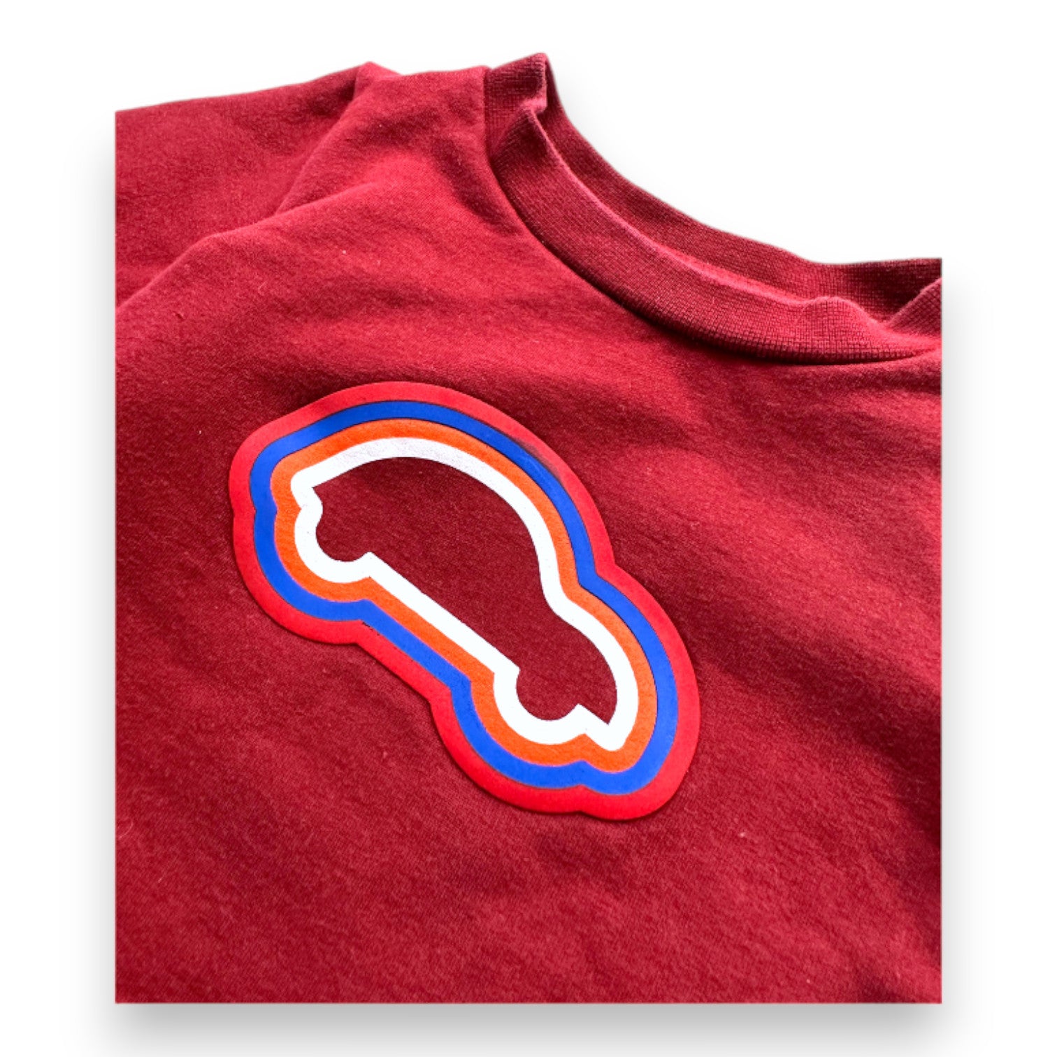 JACADI - Red sweatshirt with car print - 9 months