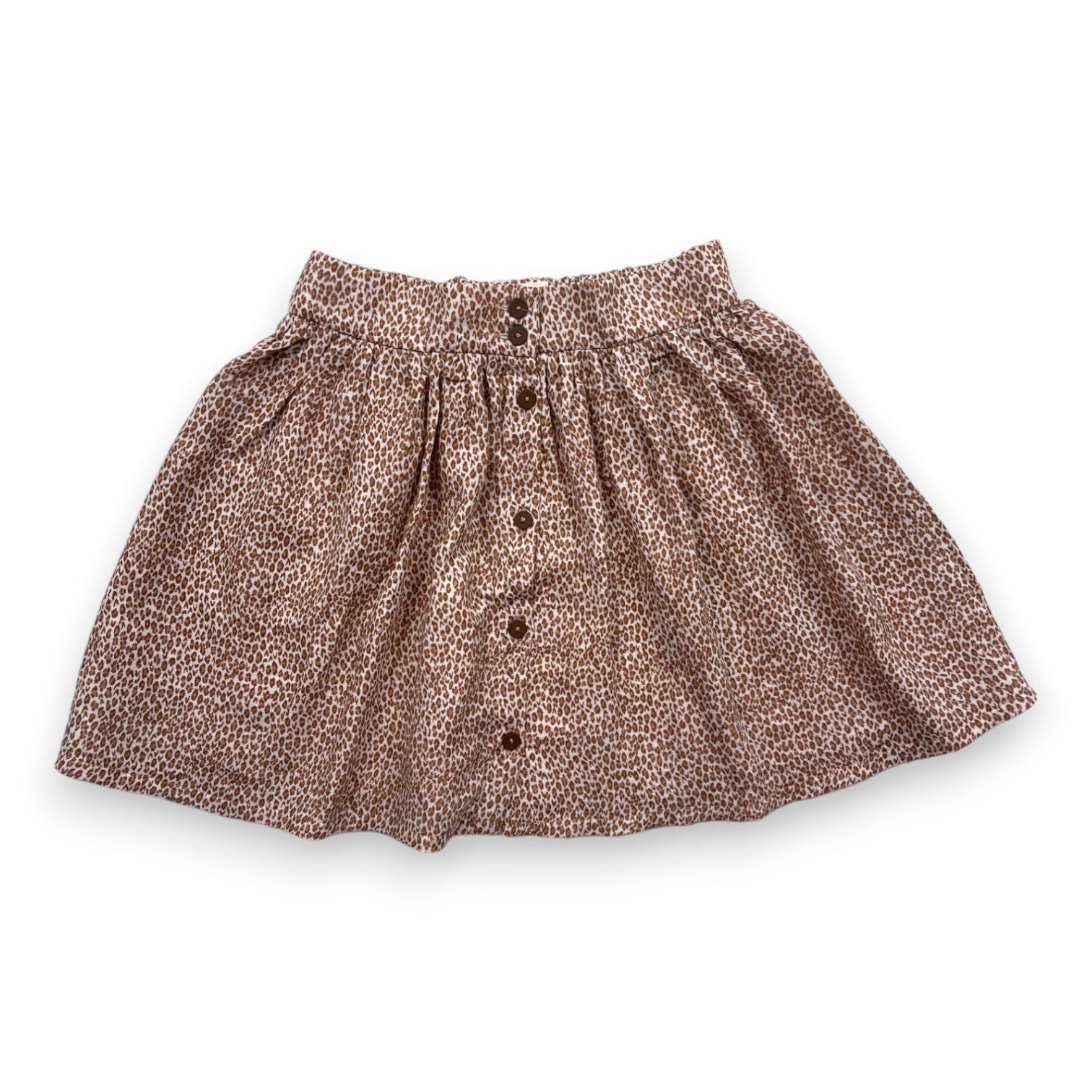 FRANGIN FRANGINE - Jupe boutonnée motif léopard - 8 ans