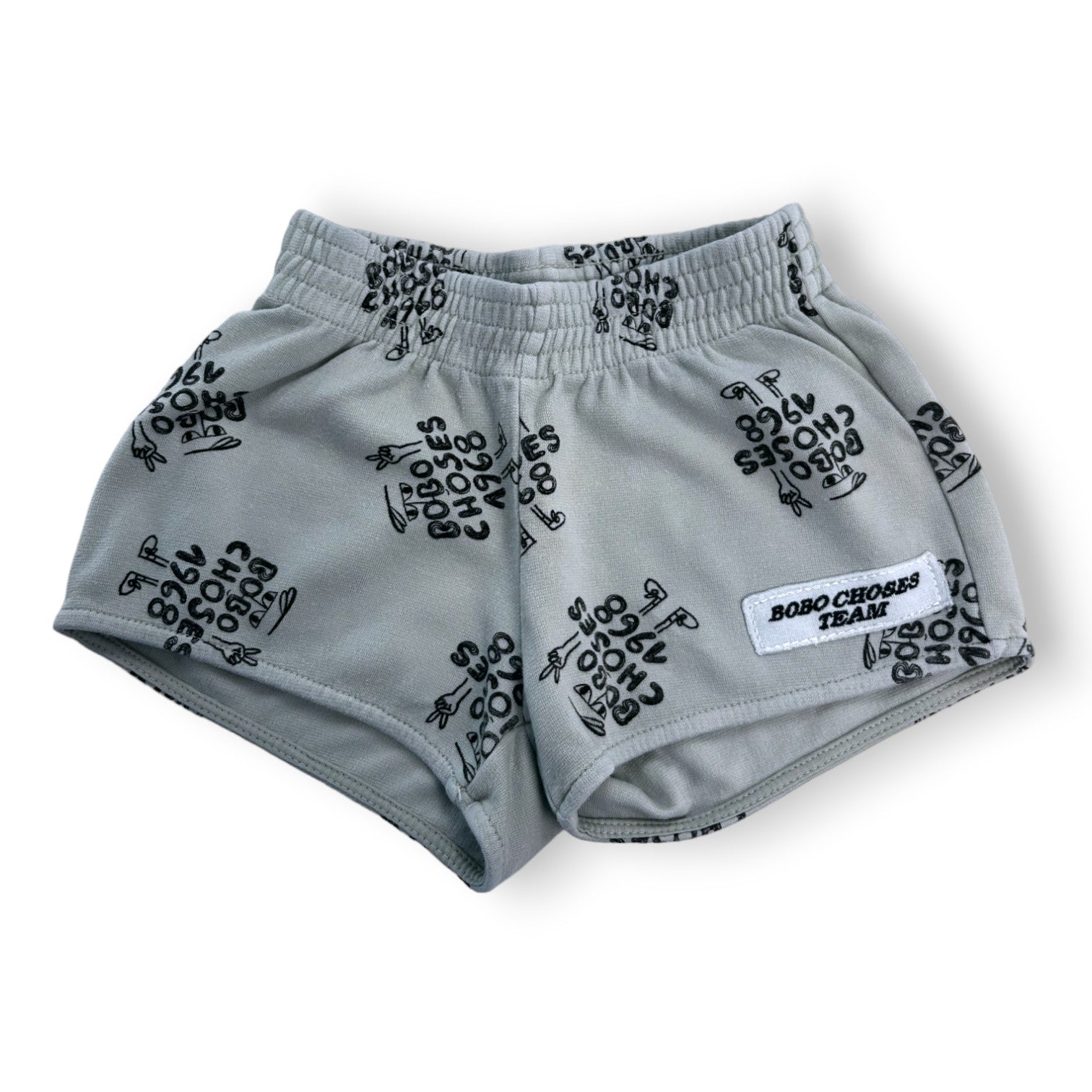 BOBO CHOSES - Grey patterned shorts - 3 years